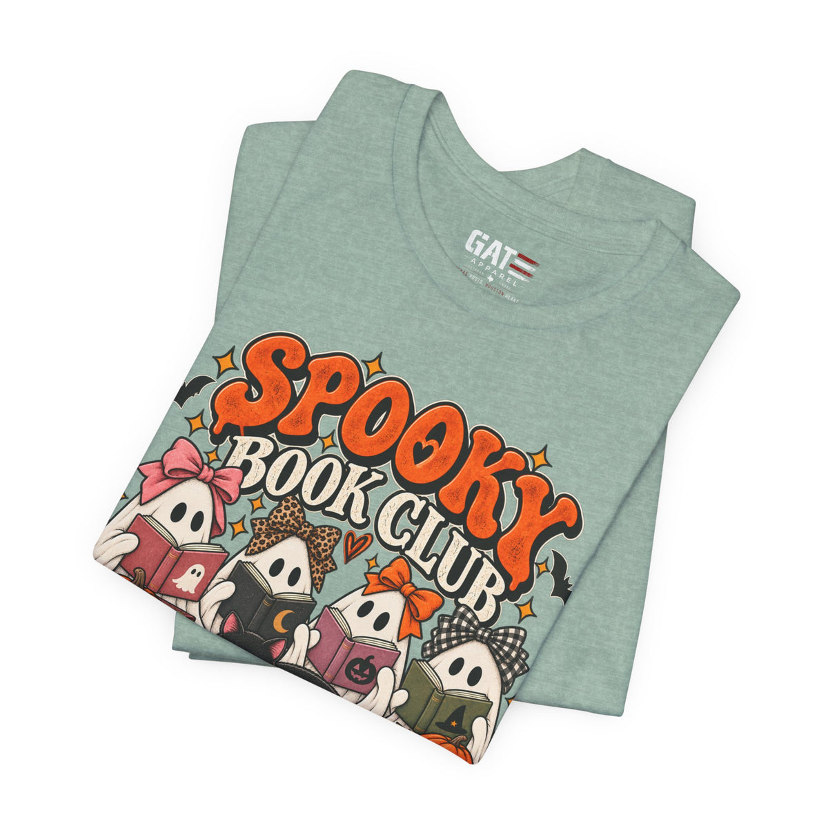 Spooky Book Club Halloween Shirt | Ghost Reading Tee