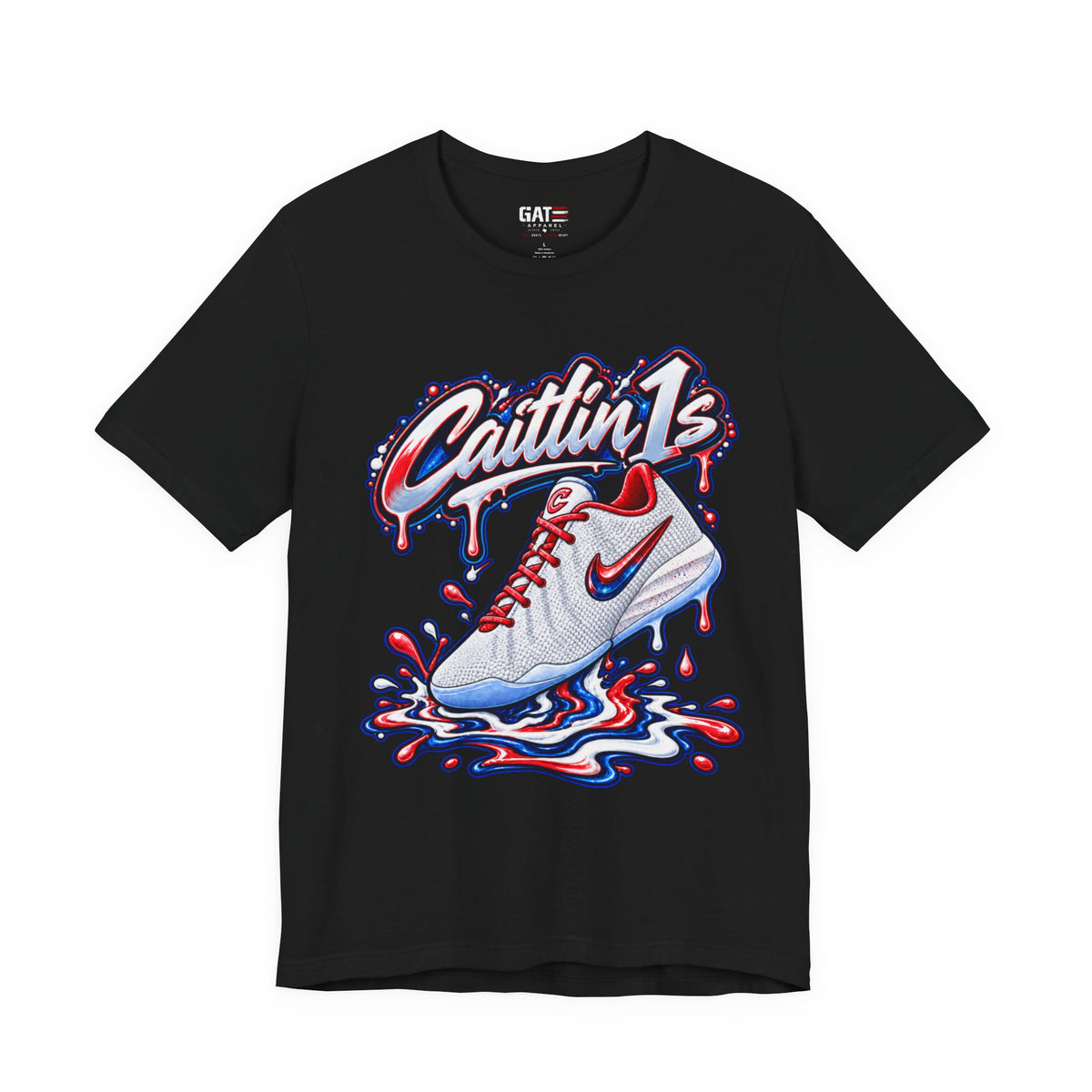 Caitlin Clark Caitlin 1s USA Whites Sneaker Shirt