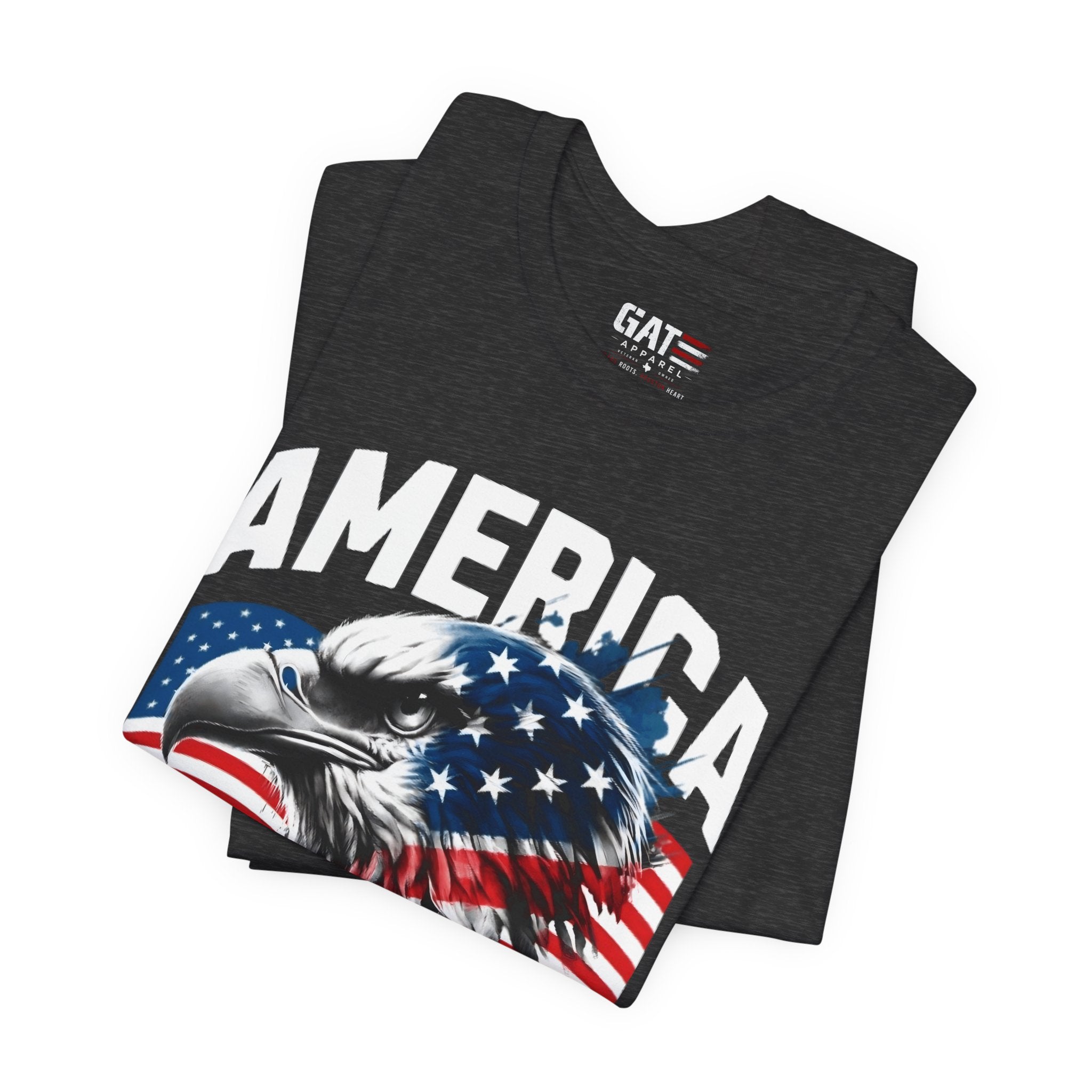 America Independence Day Shirt, Patriotic Eagle Flag Tee, 4th of July Shirt, USA Freedom Graphic T Shirt, American Pride Gift