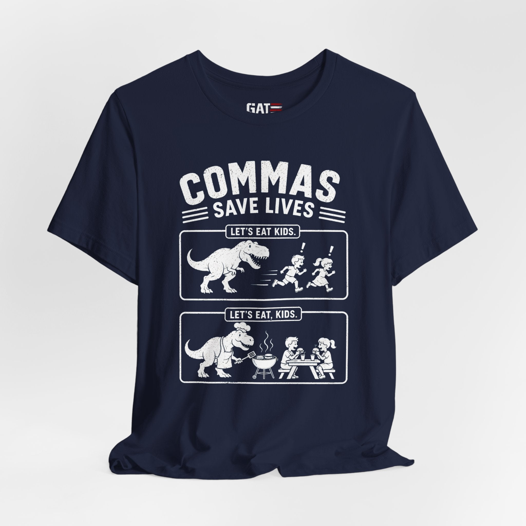 Funny Grammar Shirt, Commas Save Lives Shirt, Let's Eat Kids Tee, English Teacher Shirt, Punctuation Shirt, ELA Teacher Gift, Back to School