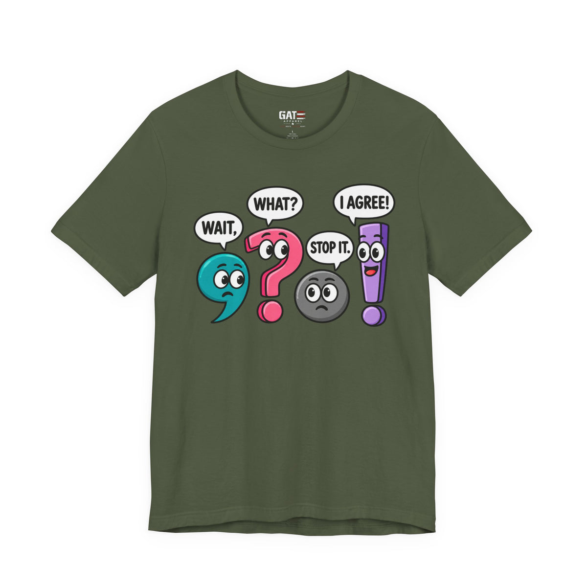 Punctuation Teacher Shirt | Funny Grammar Classroom Tee