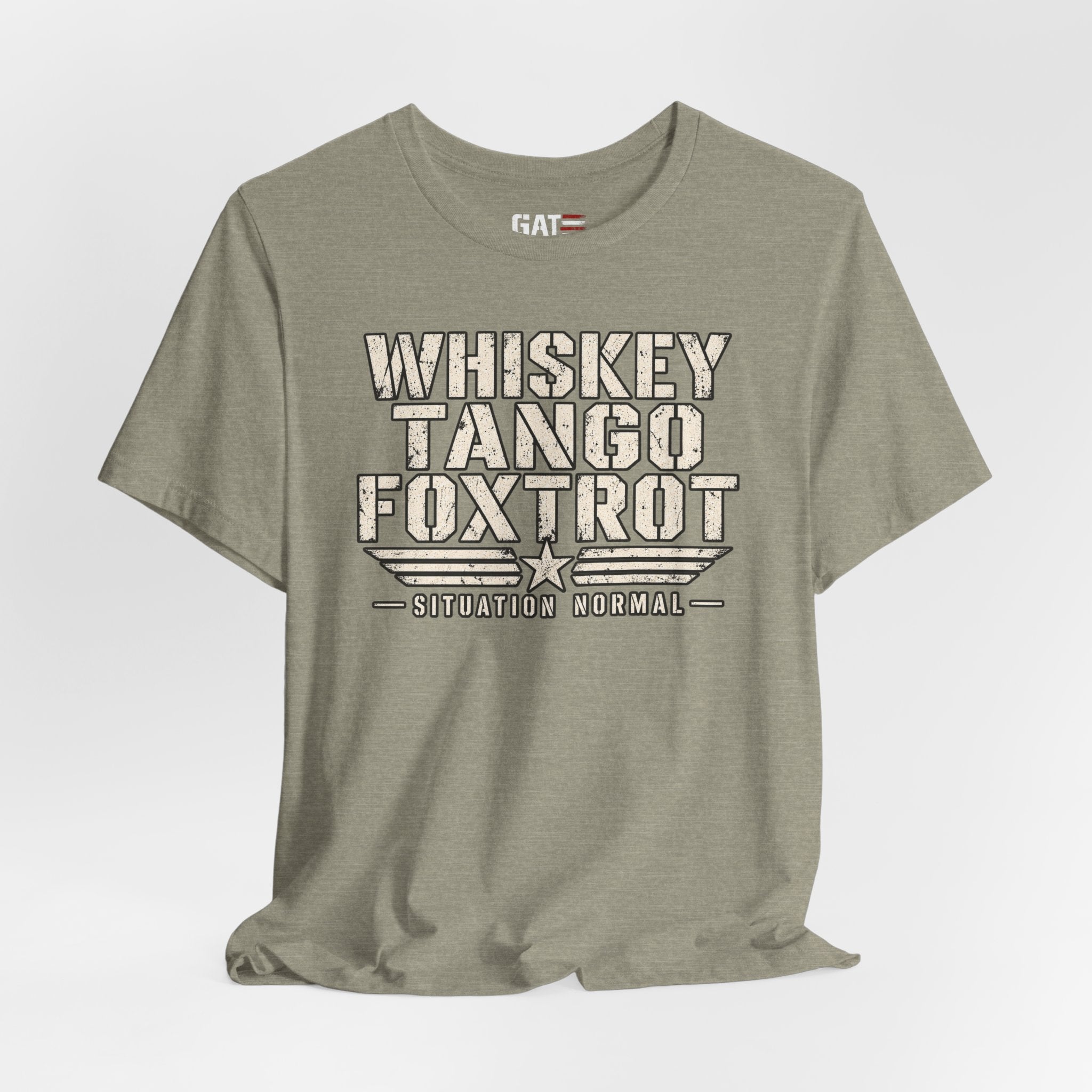 Whiskey Tango Foxtrot Tee — "Situation Normal" Military