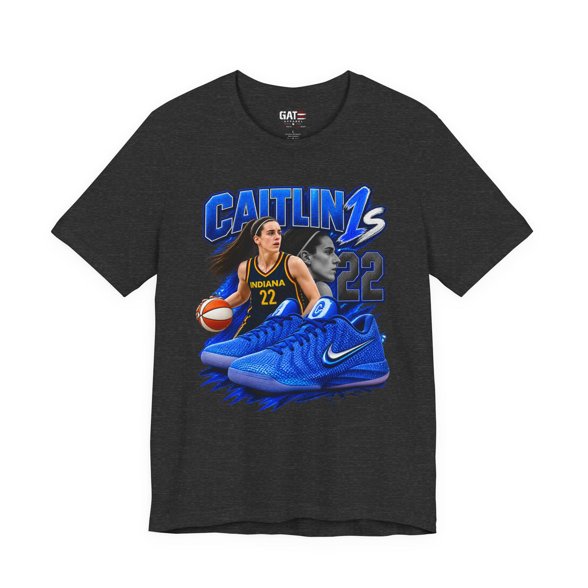Caitlin Clark Caitlin 1s Blue Racer Sneaker Shirt