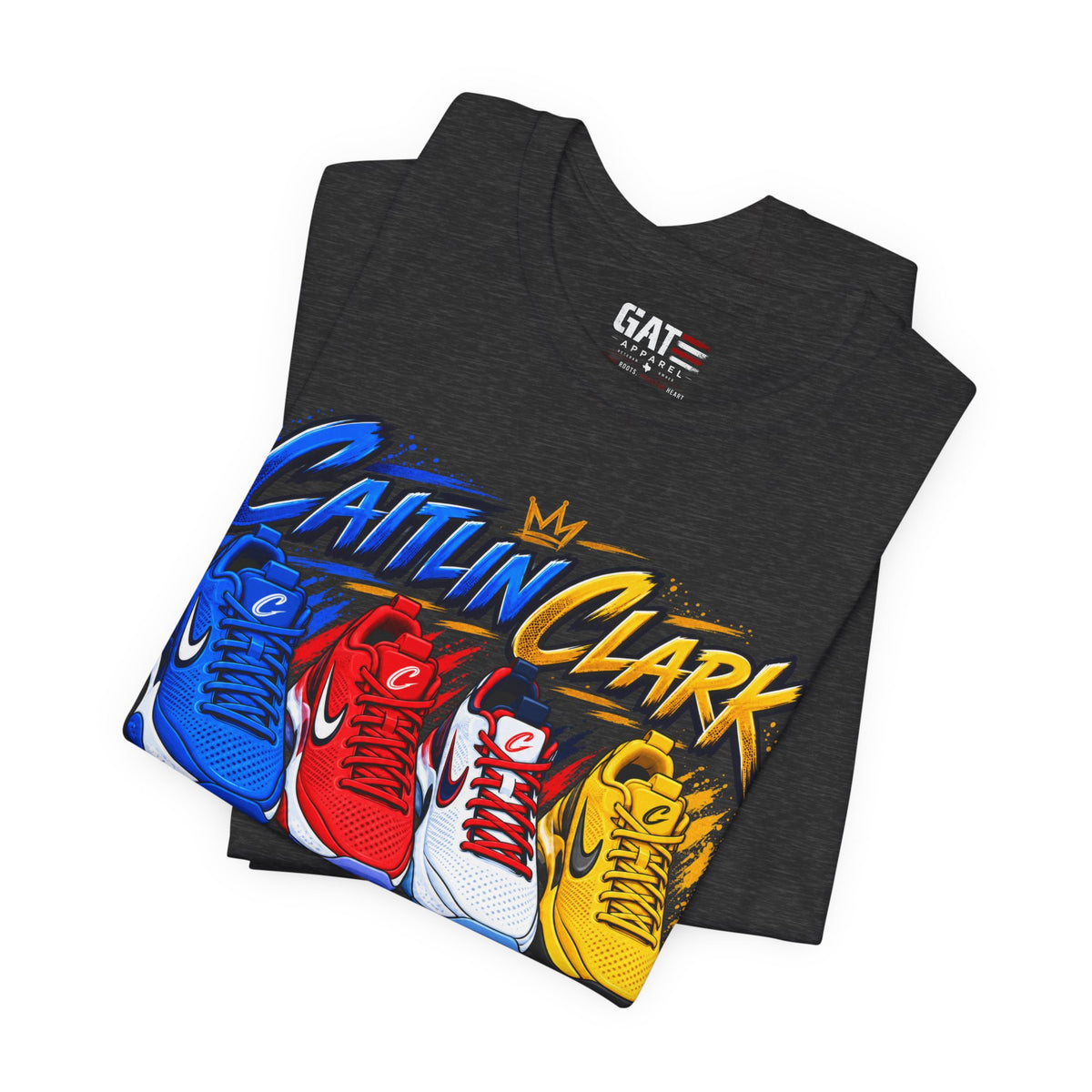 Caitlin Clark Built Different Sneaker Shirt | Indiana Fever Tee
