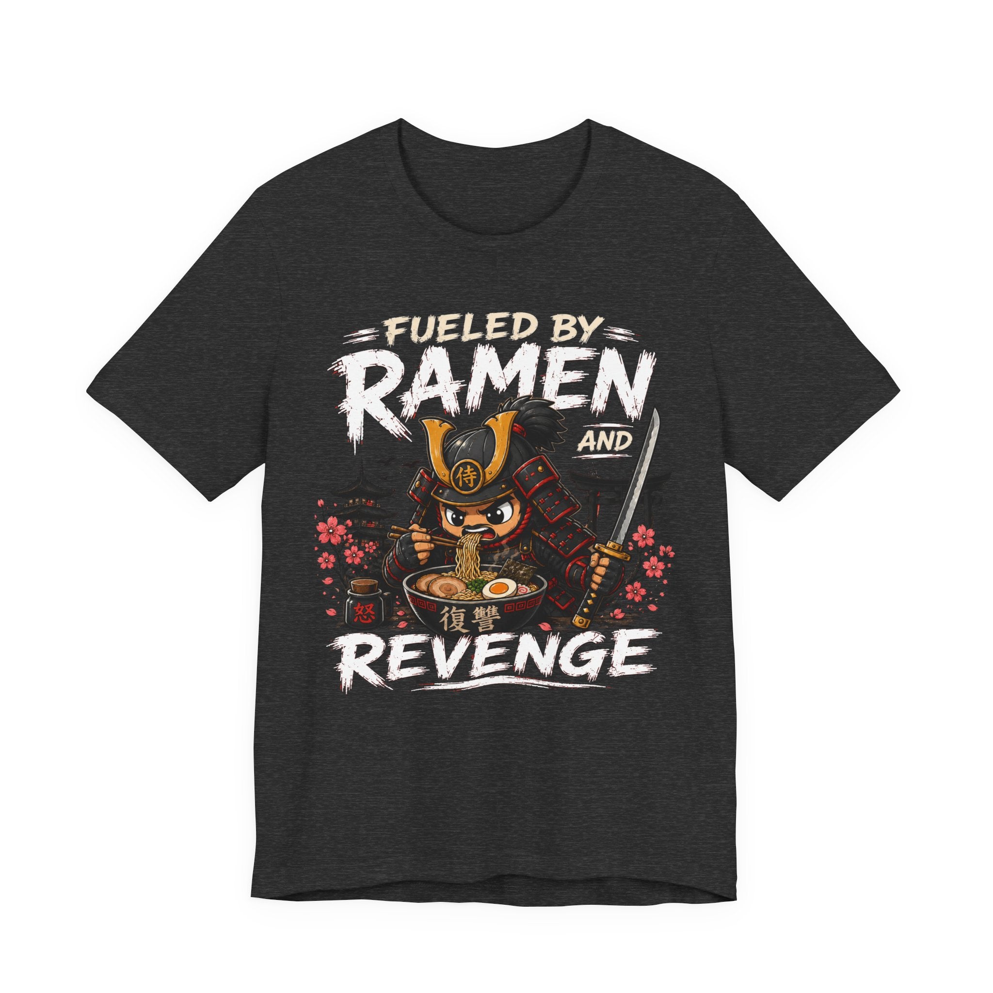 Fueled by Ramen and Revenge Tee — Samurai Ramen Graphic T-Shirt