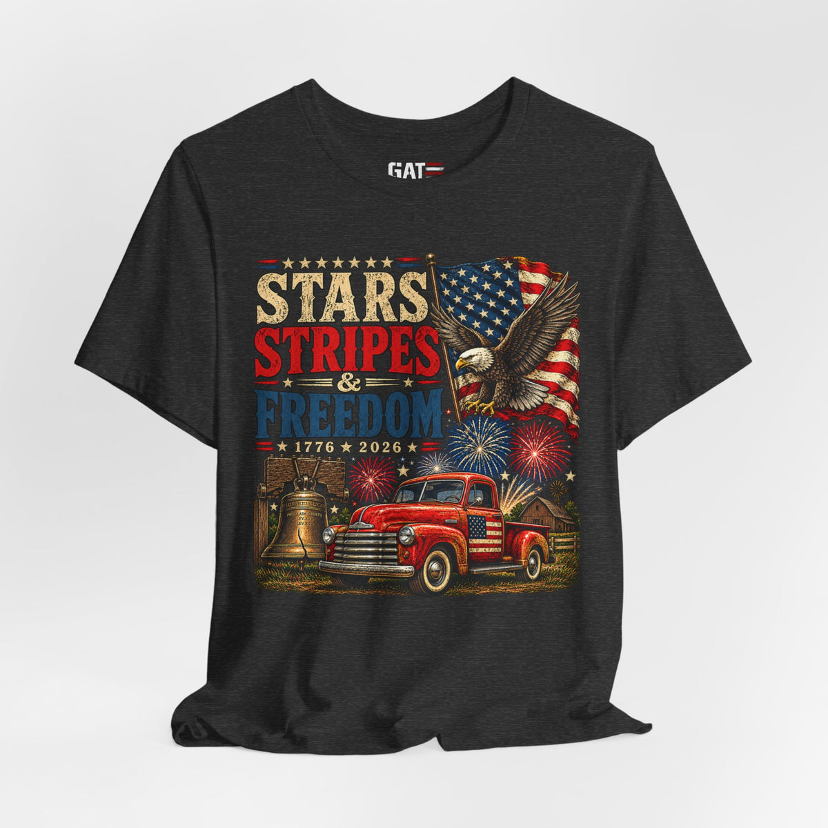 Stars Stripes & Freedom Shirt | Patriotic American Tee