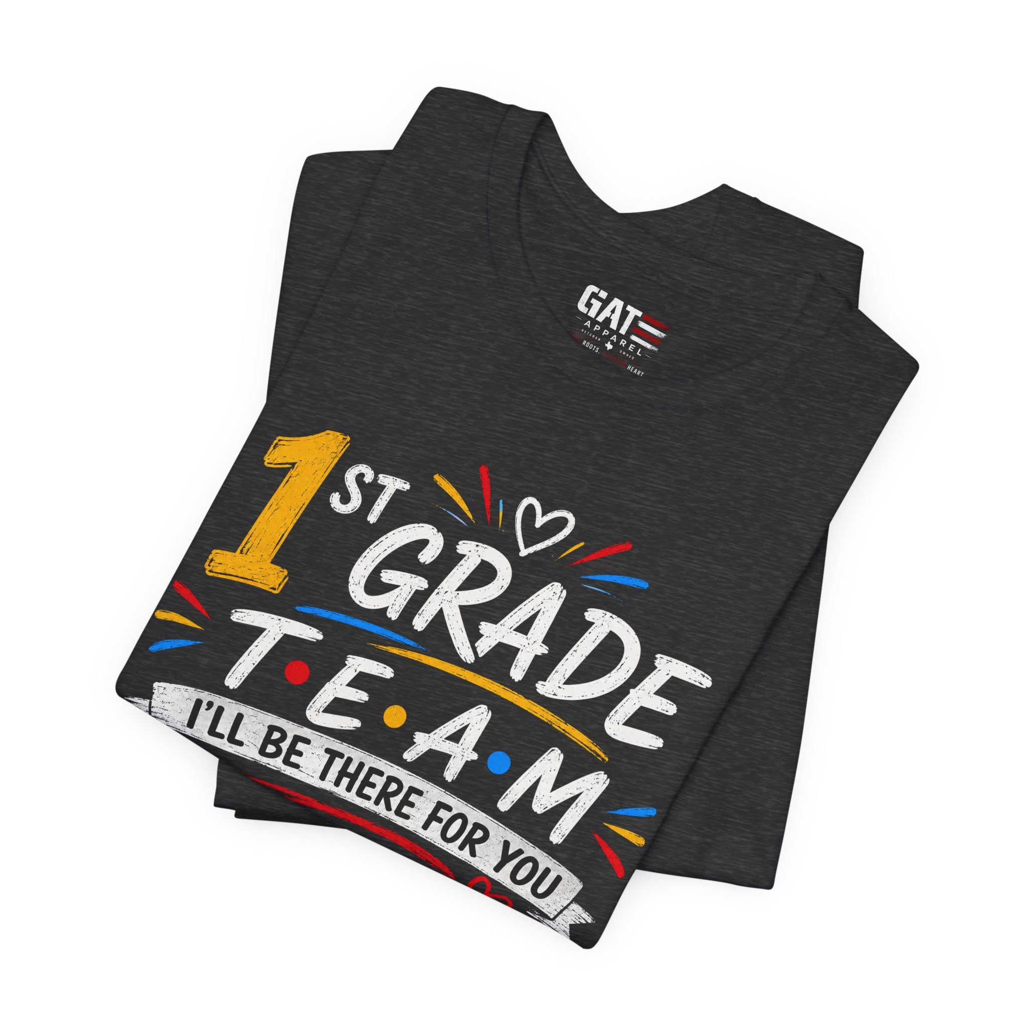 1st Grade Team Tee, Teacher Squad Shirt, Color Dot Inspired Teacher Shirt, Grade Level Team Gift, School Staff Apparel, Friends Theme
