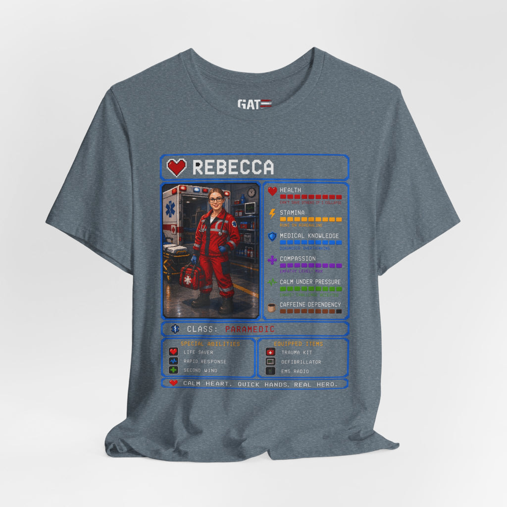 Custom Paramedic RPG Character Shirt | Personalized EMT Gift