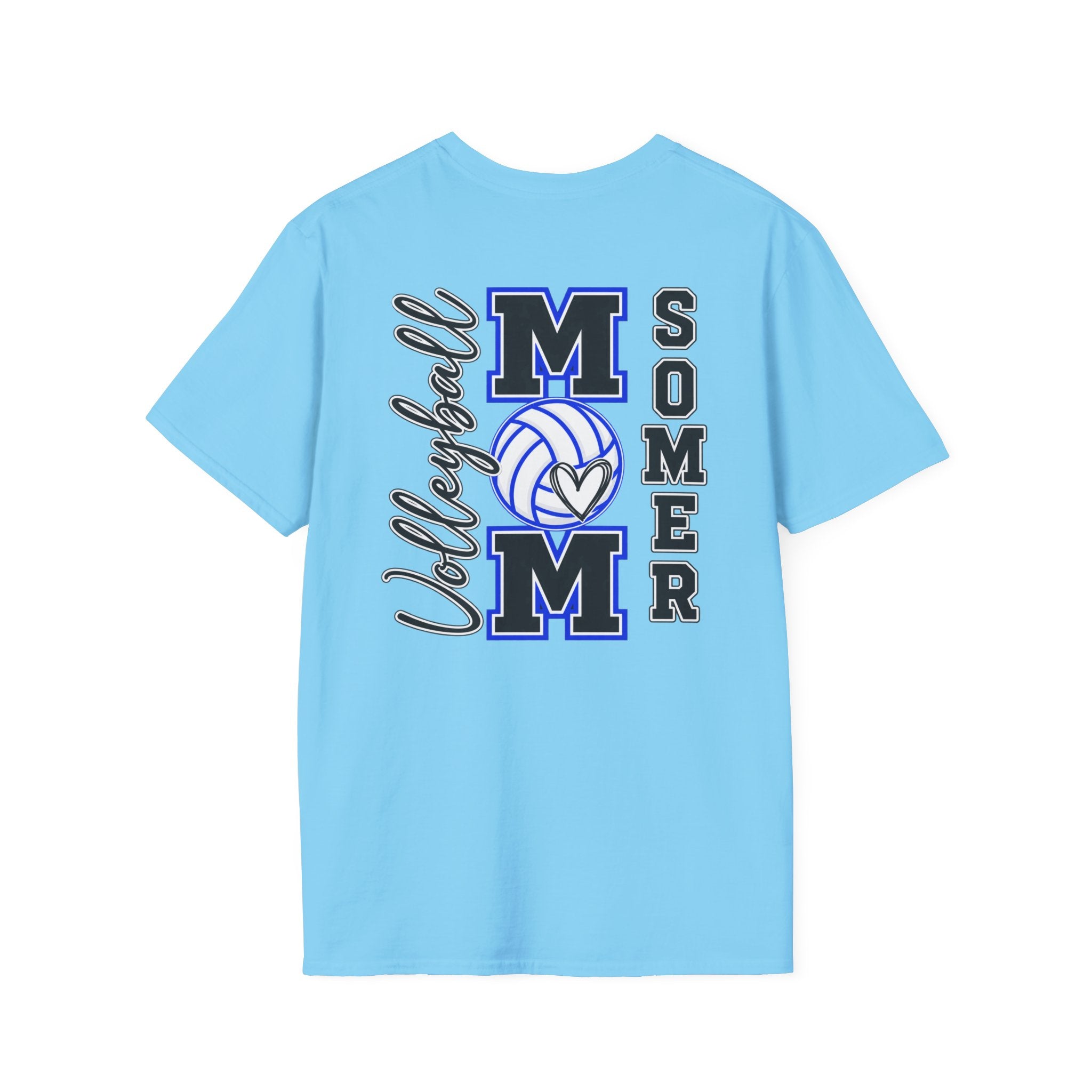 Volleyball Mom T‑Shirt – Custom Name