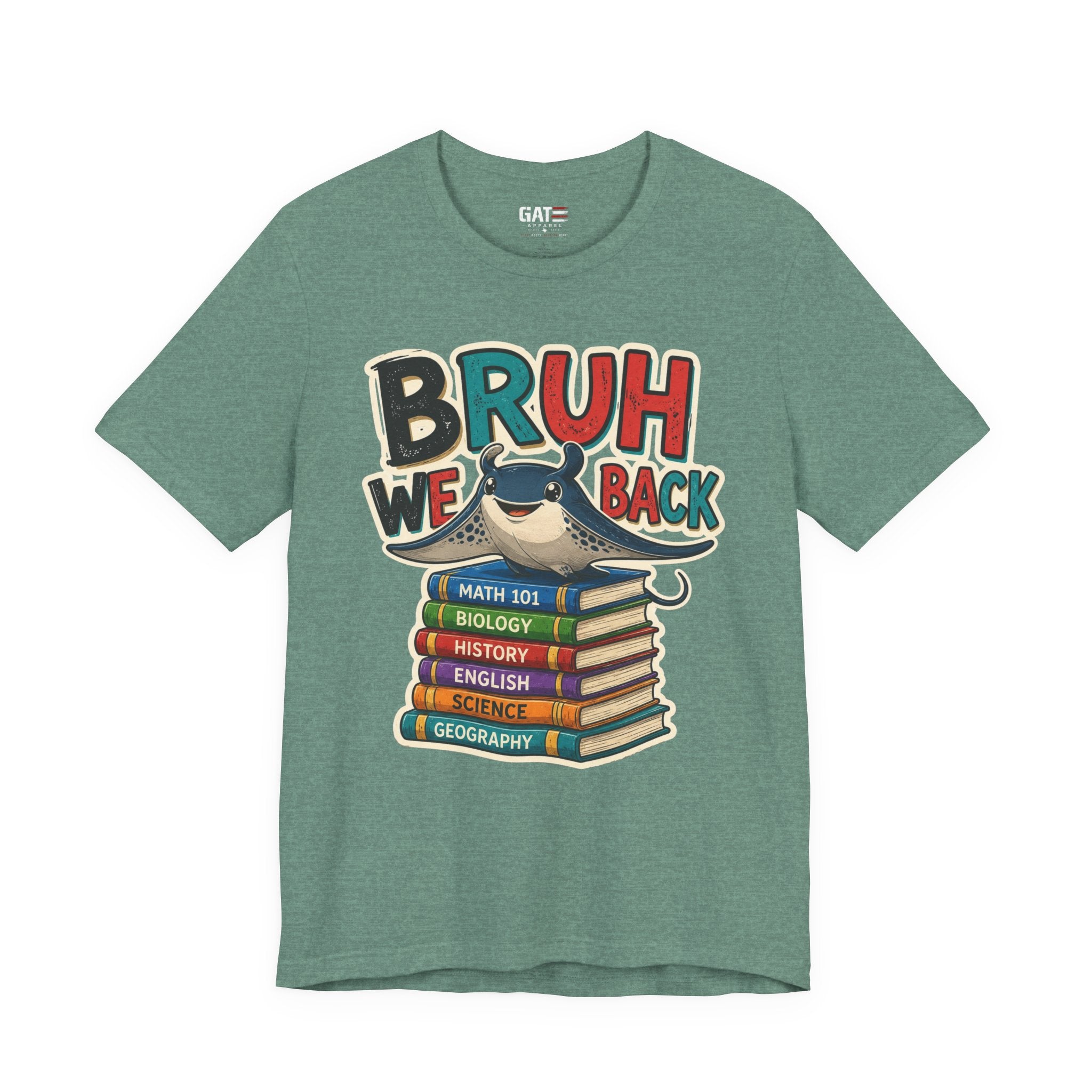 Bruh We Back Shirt – Funny Back to School Student Tee