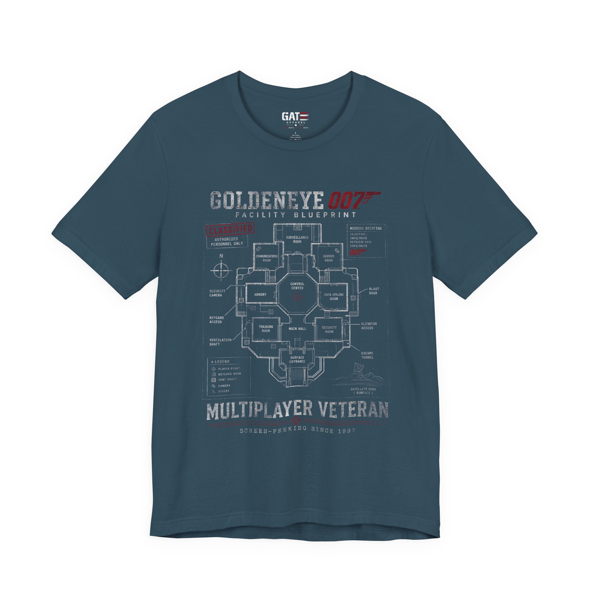 GoldenEye 007 Shirt, Retro Gaming Shirt, N64 Gamer Gift, 90s Gaming Shirt, Father's Day Gift for Him
