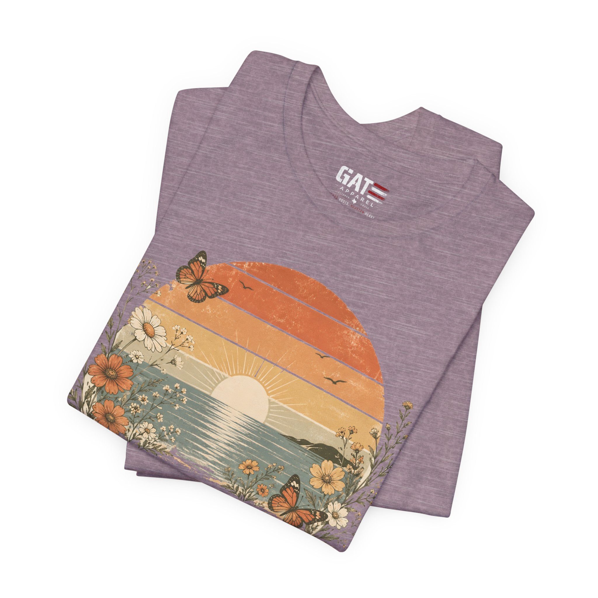 Du Bist Gut Genug Shirt, Viral German Meme Tee, You Are Good Enough Shirt, Butterfly Floral Sunset Aesthetic Tee