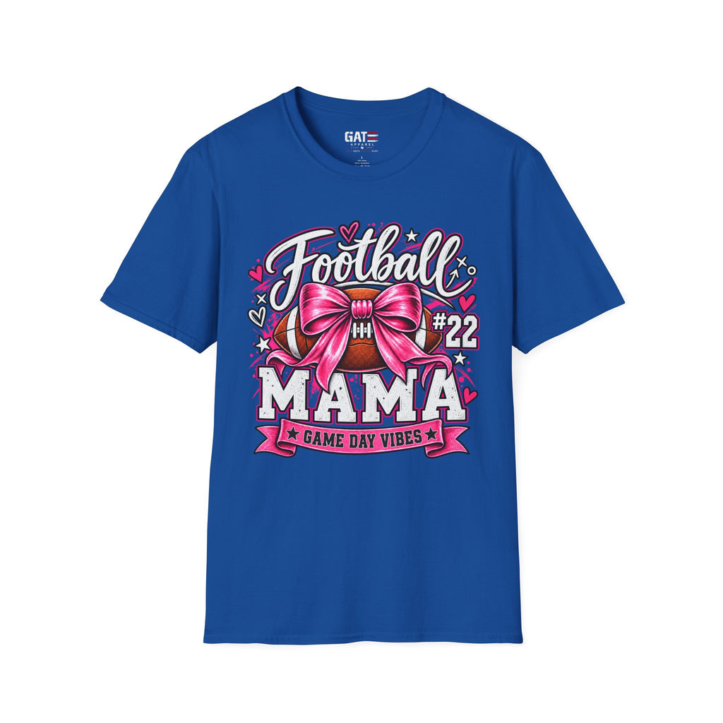Personalized Football Mom Player Shirt | Custom Name & Number
