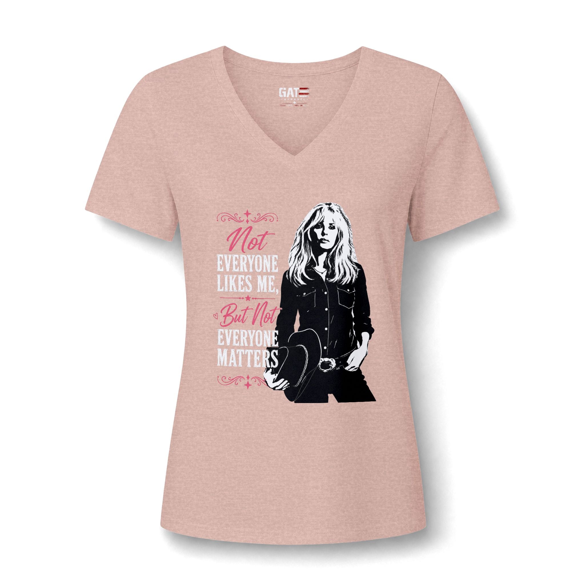 Not Everyone Likes Me, Not Everyone Matters V-Neck Tee