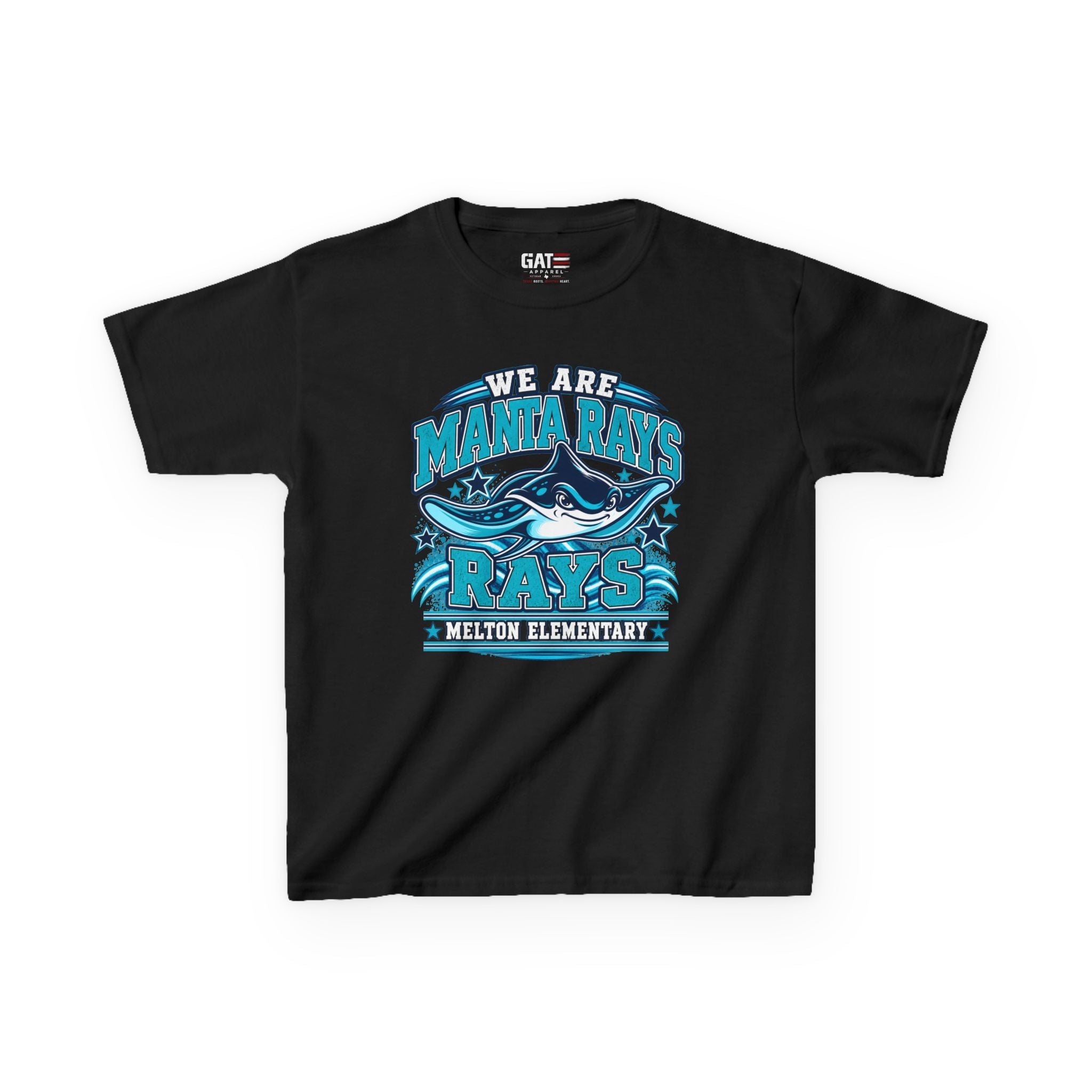 Melton Kids 'We Are Manta Rays' School Spirit T‑Shirt — Melton Elementary