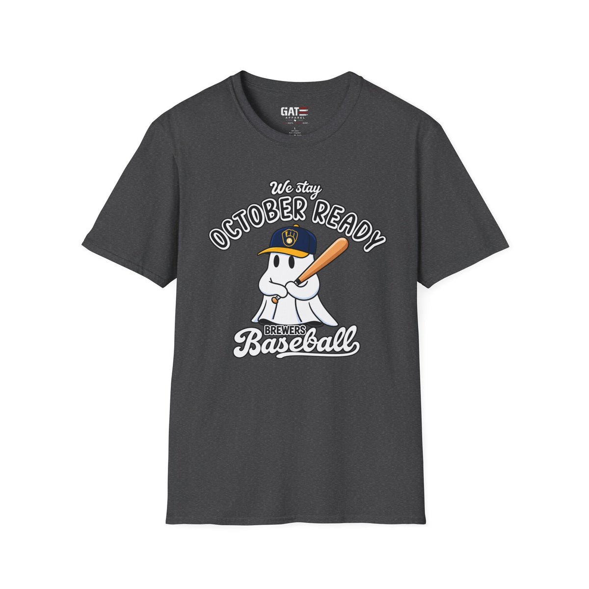 Milwaukee Brewers playoff baseball graphic tee mockup
