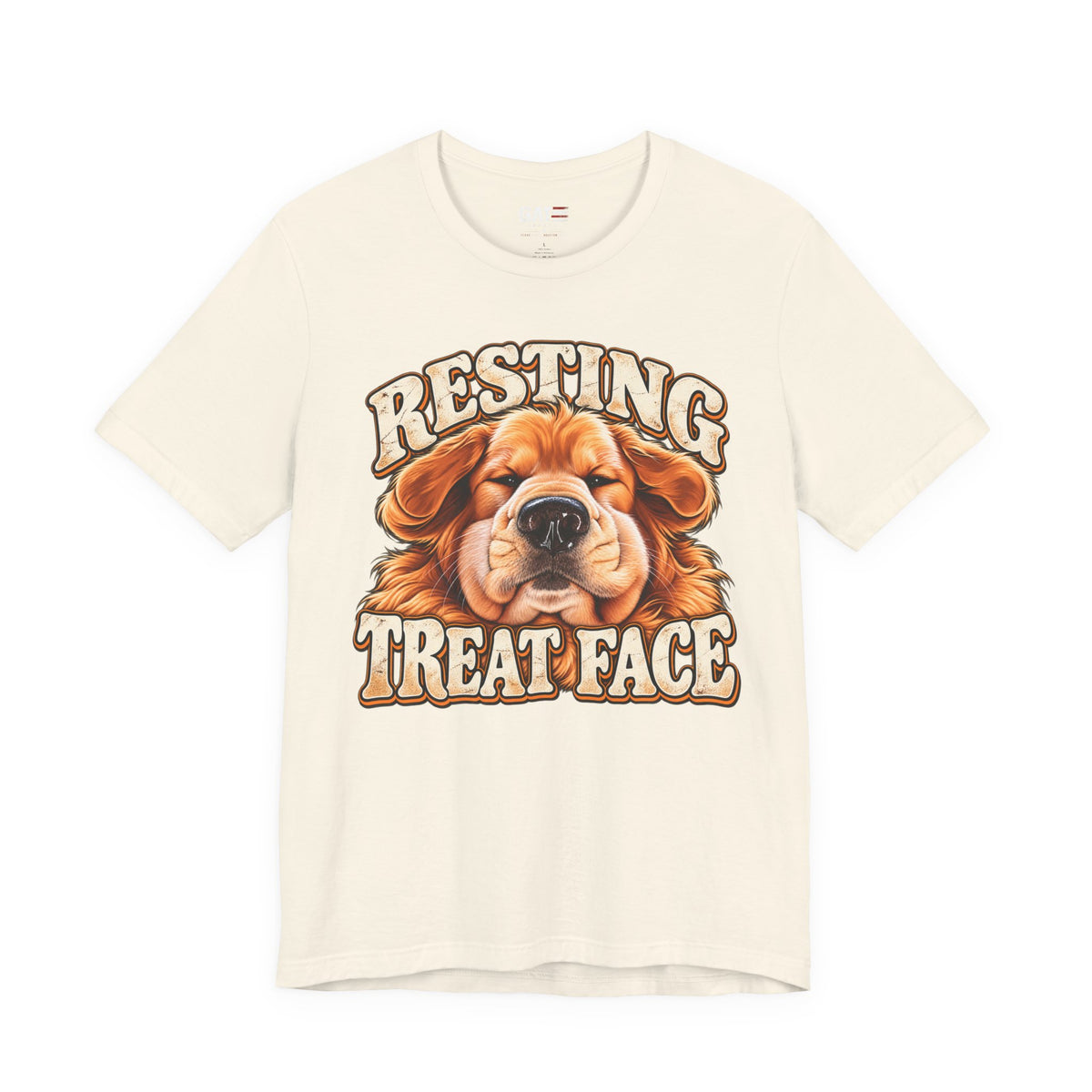 Resting Treat Face Dog T-Shirt — Funny Puppy Graphic Tee for Dog Lovers