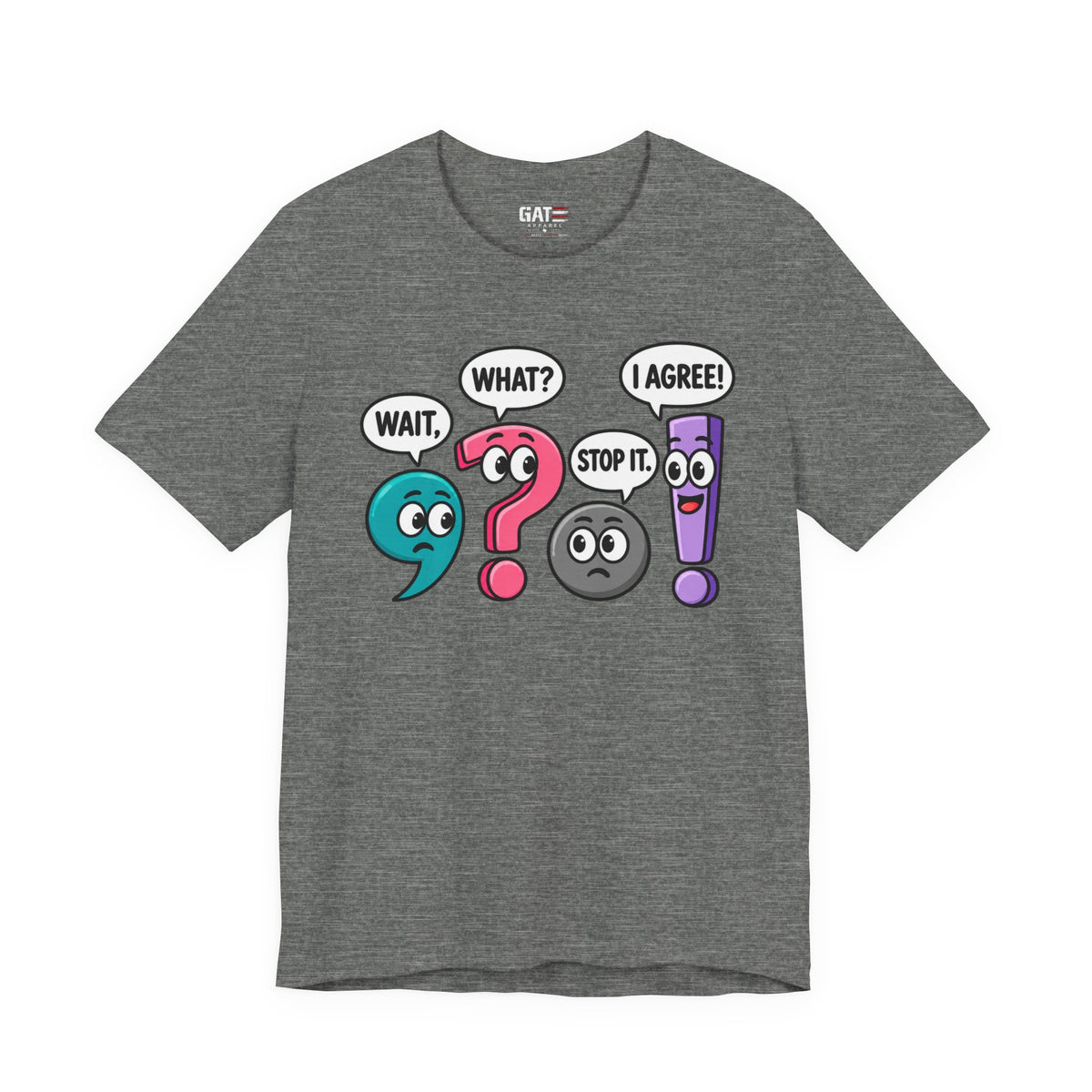 Punctuation Teacher Shirt | Funny Grammar Classroom Tee