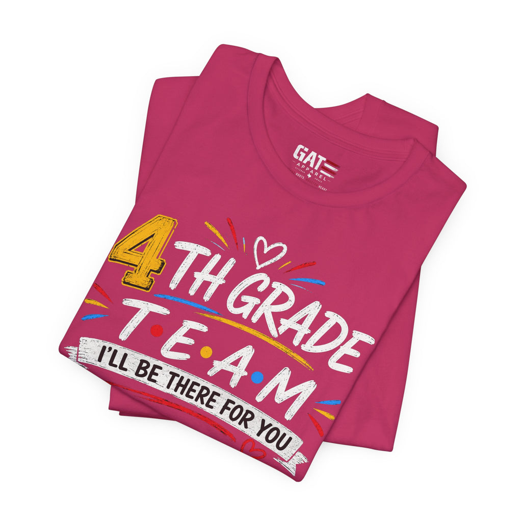 4th Grade Team Tee, Teacher Squad Shirt, Color Dot Inspired Teacher Shirt, Grade Level Team Gift, School Staff Apparel, Friends Theme