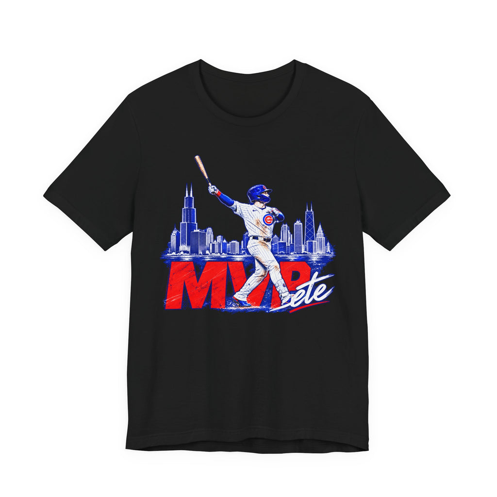Chicago Cubs Pete Crow-Armstrong MVP Skyline Batting T-Shirt - product image 1
