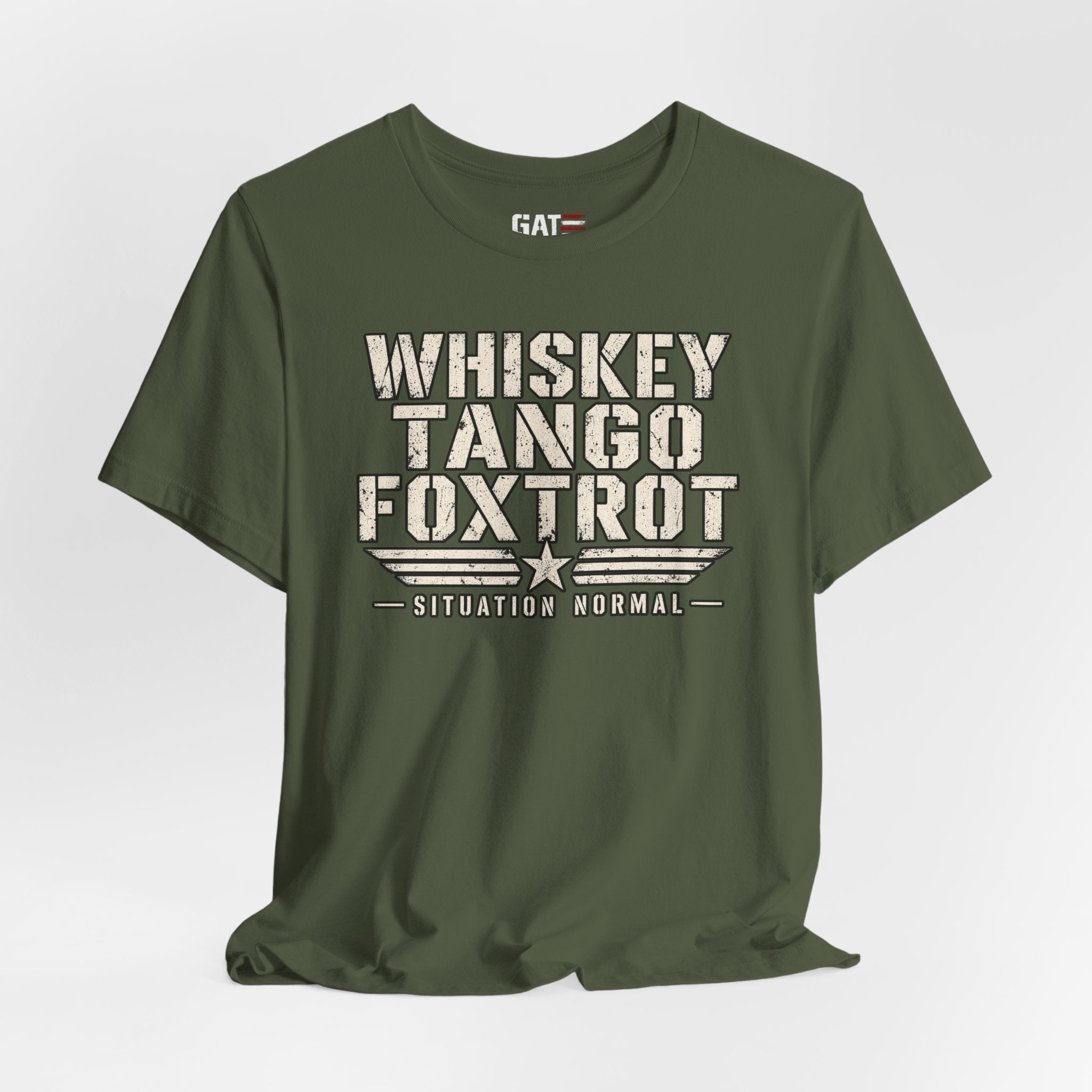 Whiskey Tango Foxtrot Tee — "Situation Normal" Military
