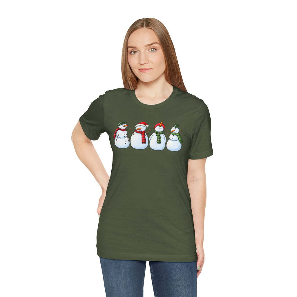 Snowman Winter Graphic T-Shirt - product mockup view 24