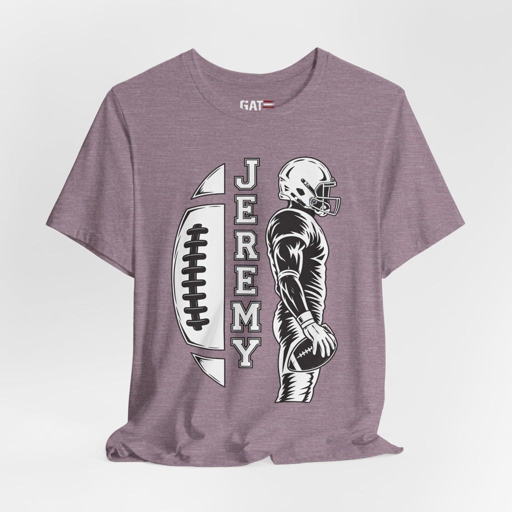Football Mom Personalized Shirt Custom Player Name Number Game Day Tee