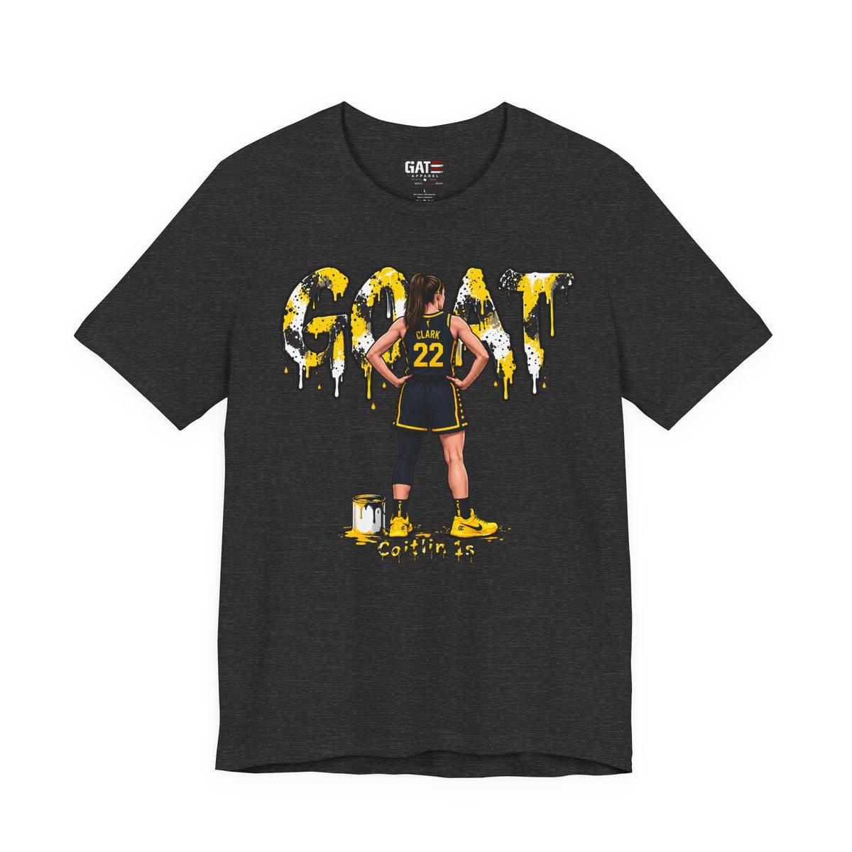 Caitlin Clark Caitlin 1s GOAT Yellow Sneaker Shirt