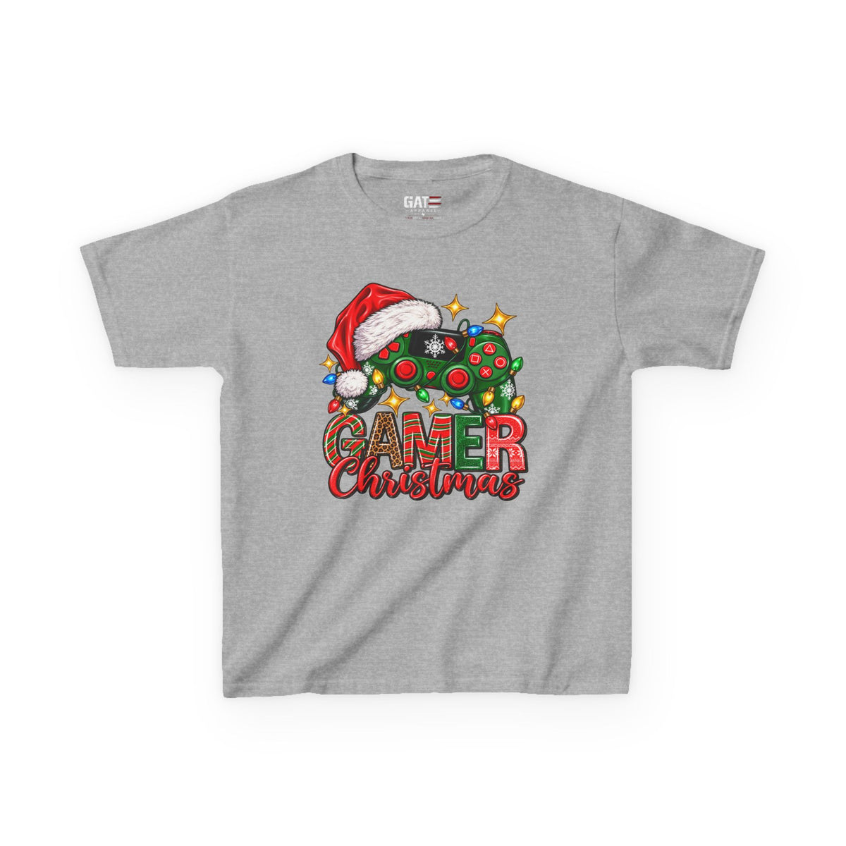 Kids Gamer Christmas T-Shirt | Holiday Gaming Tee - product image 3