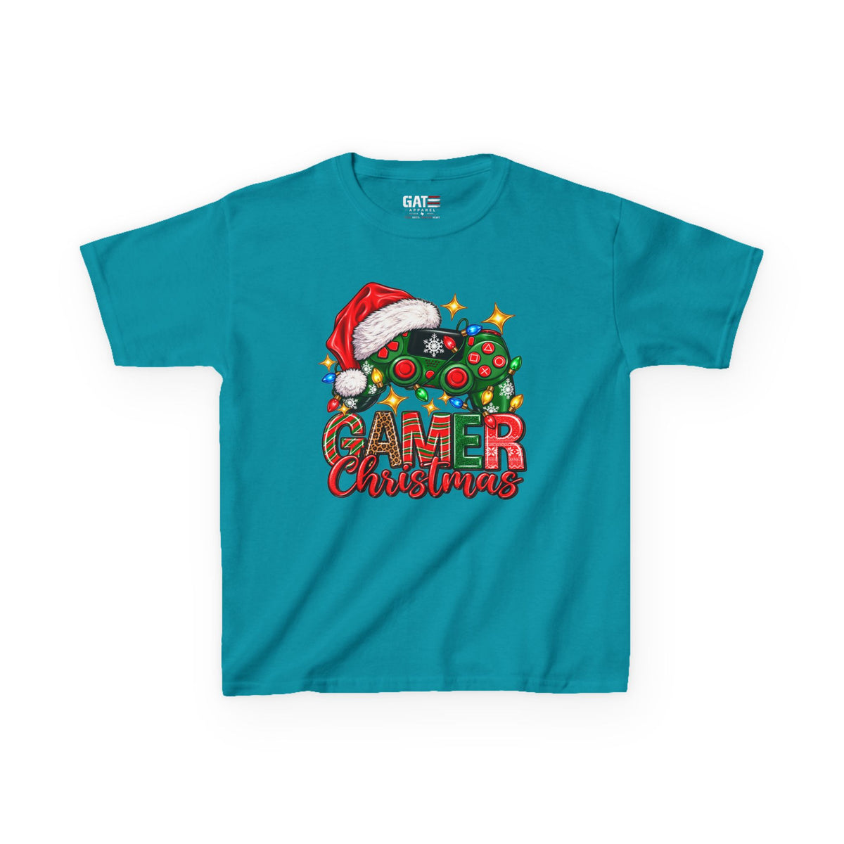 Kids Gamer Christmas T-Shirt | Holiday Gaming Tee - product image 2