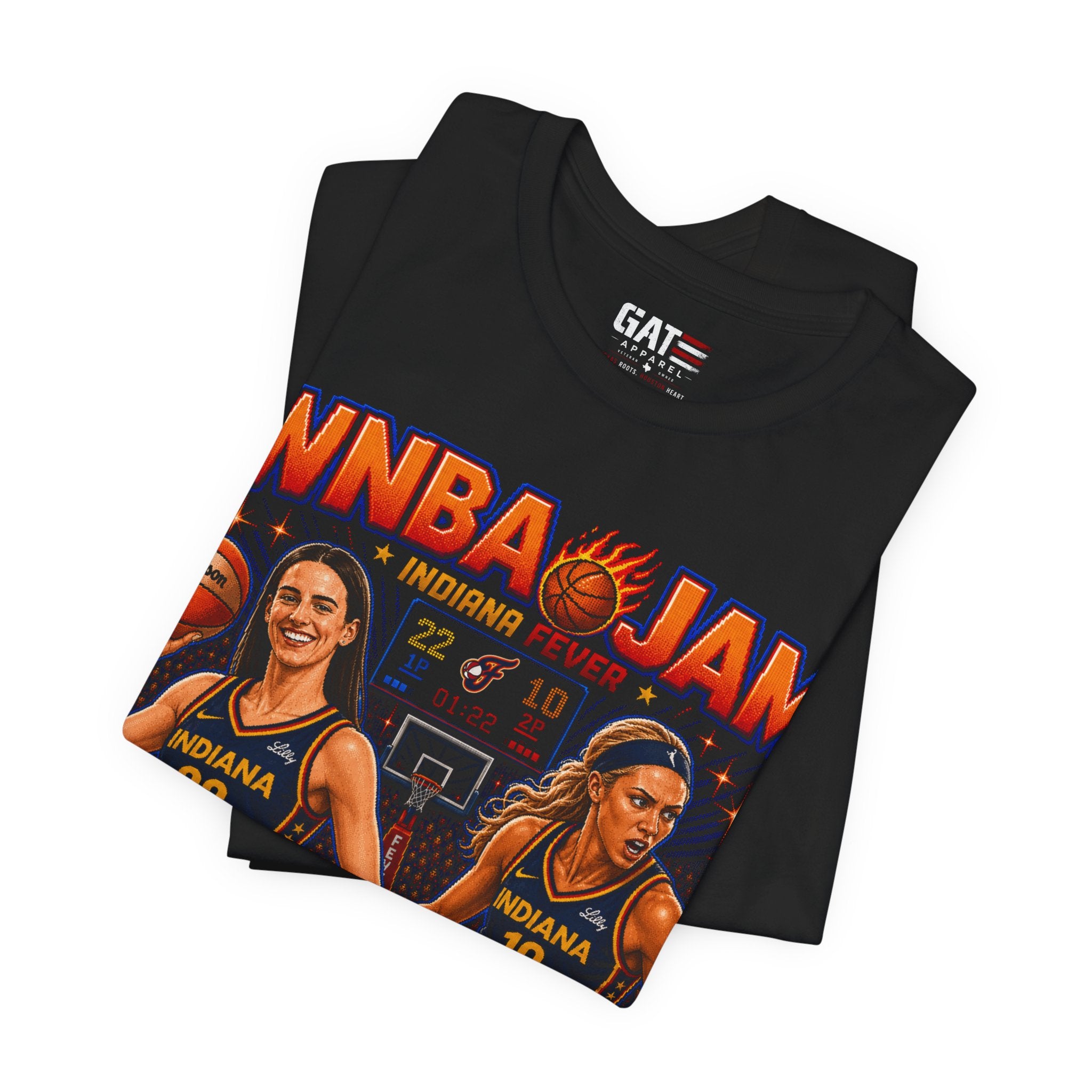 Indiana Fever Caitlin Clark and Lexie Hull Shirt WNBA JAM Tee