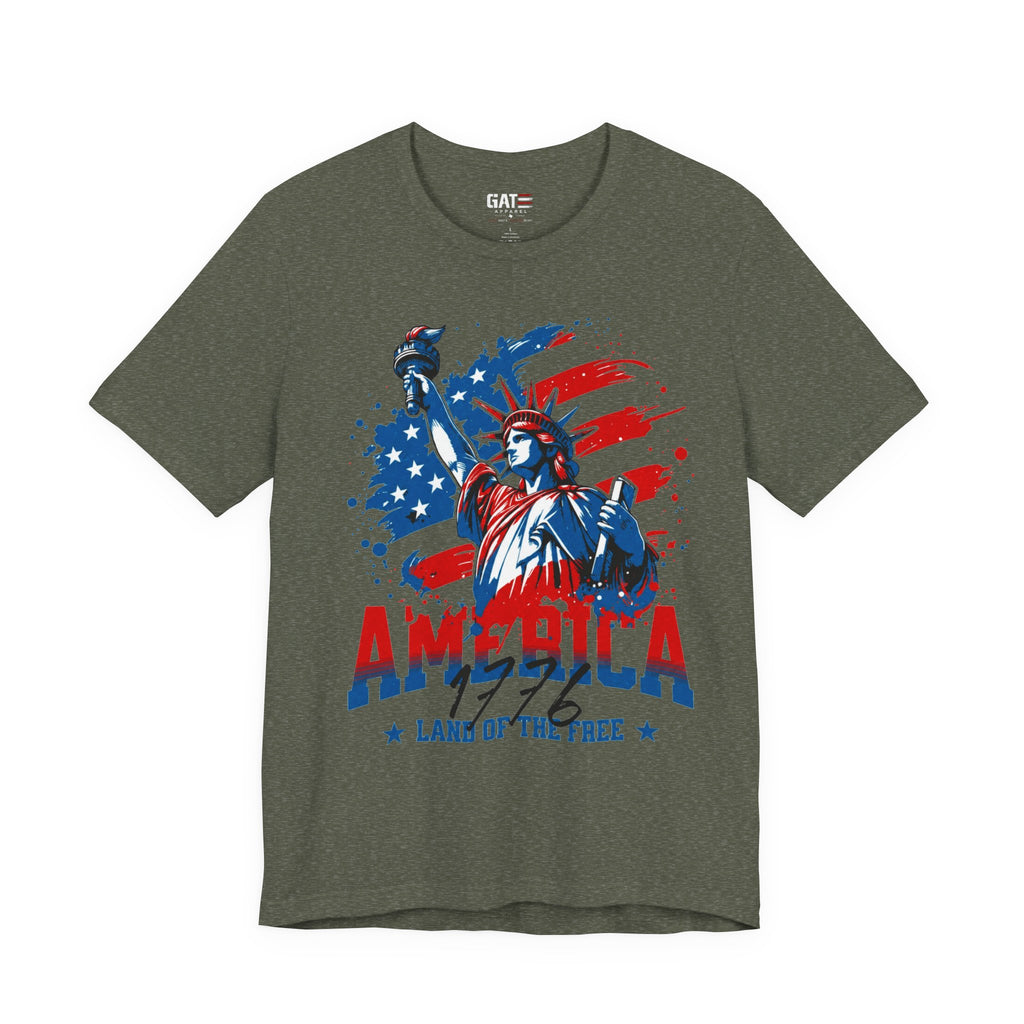 America Statue of Liberty T-Shirt – Land of the Free Patriotic Tee