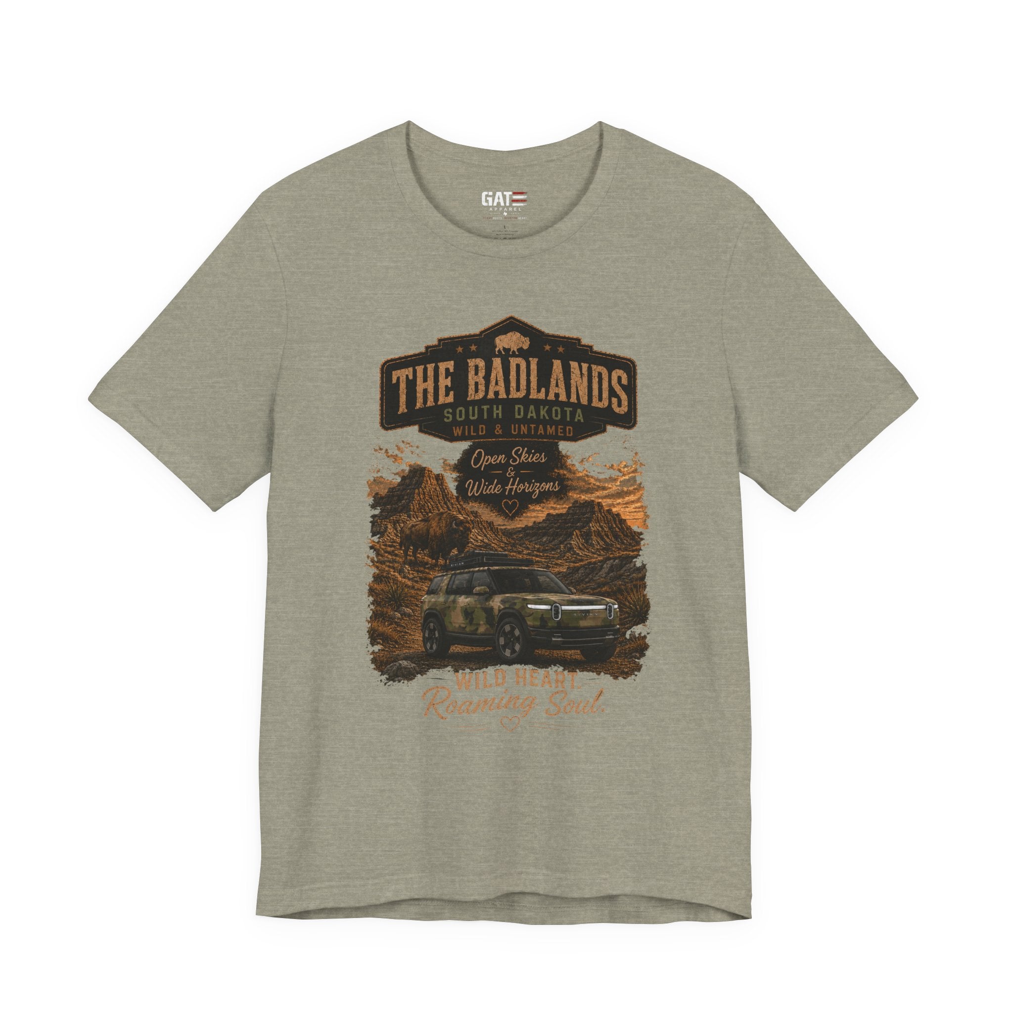 Badlands South Dakota Tee – Scenic Off-Road Adventure Shirt