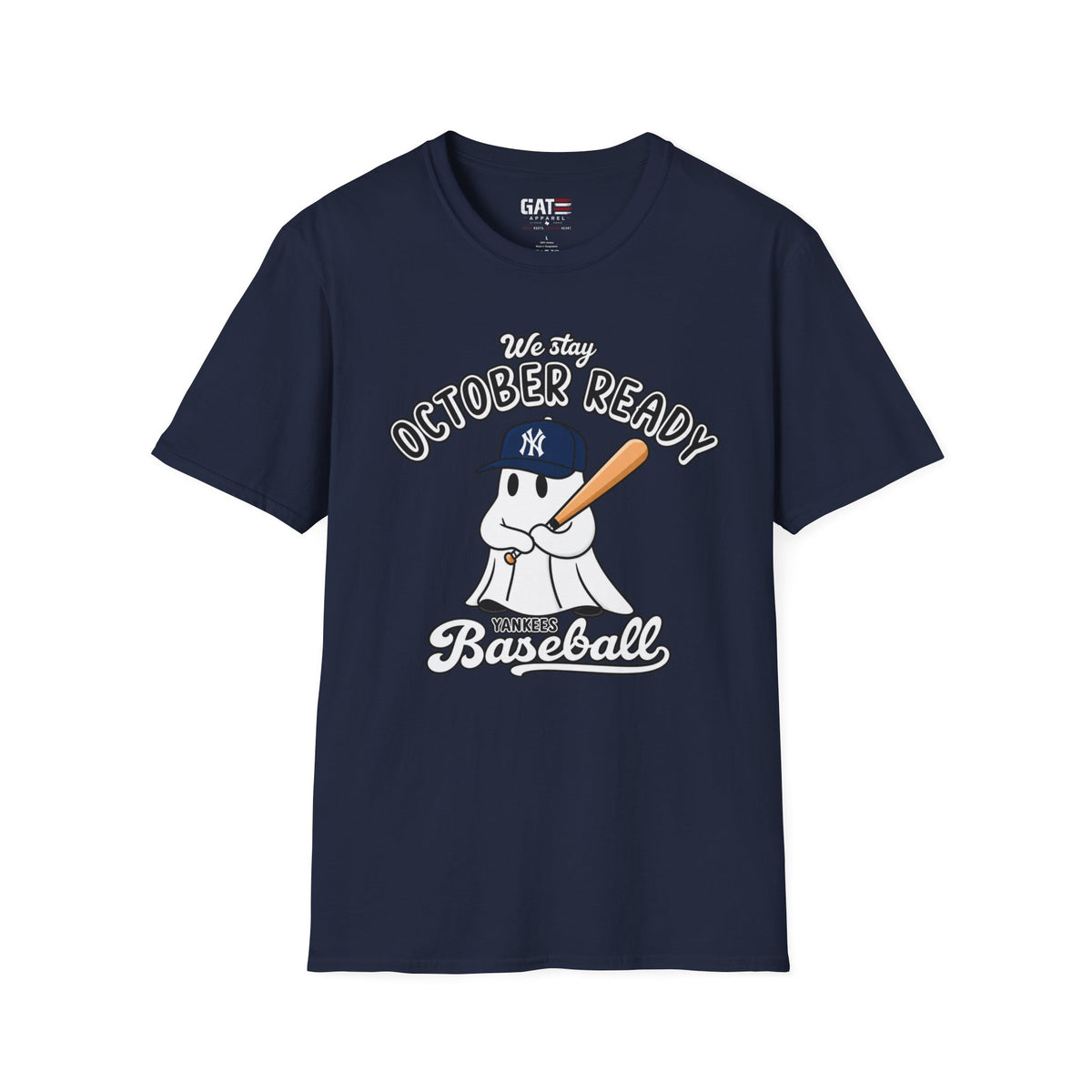 New York Yankees October Ready Halloween baseball T-shirt