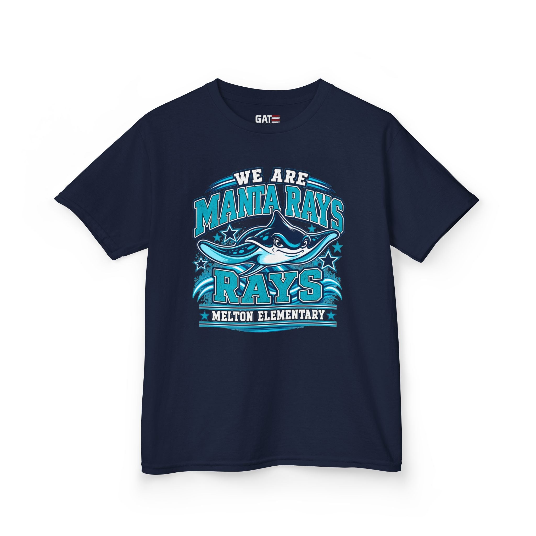 Melton Kids 'We Are Manta Rays' School Spirit T‑Shirt — Melton Elementary