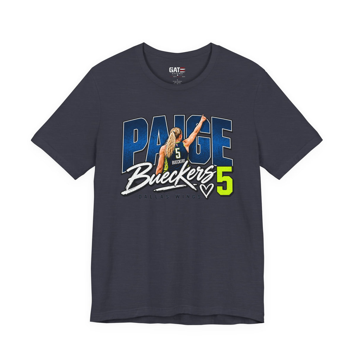 Women's basketball fan tee color mockup