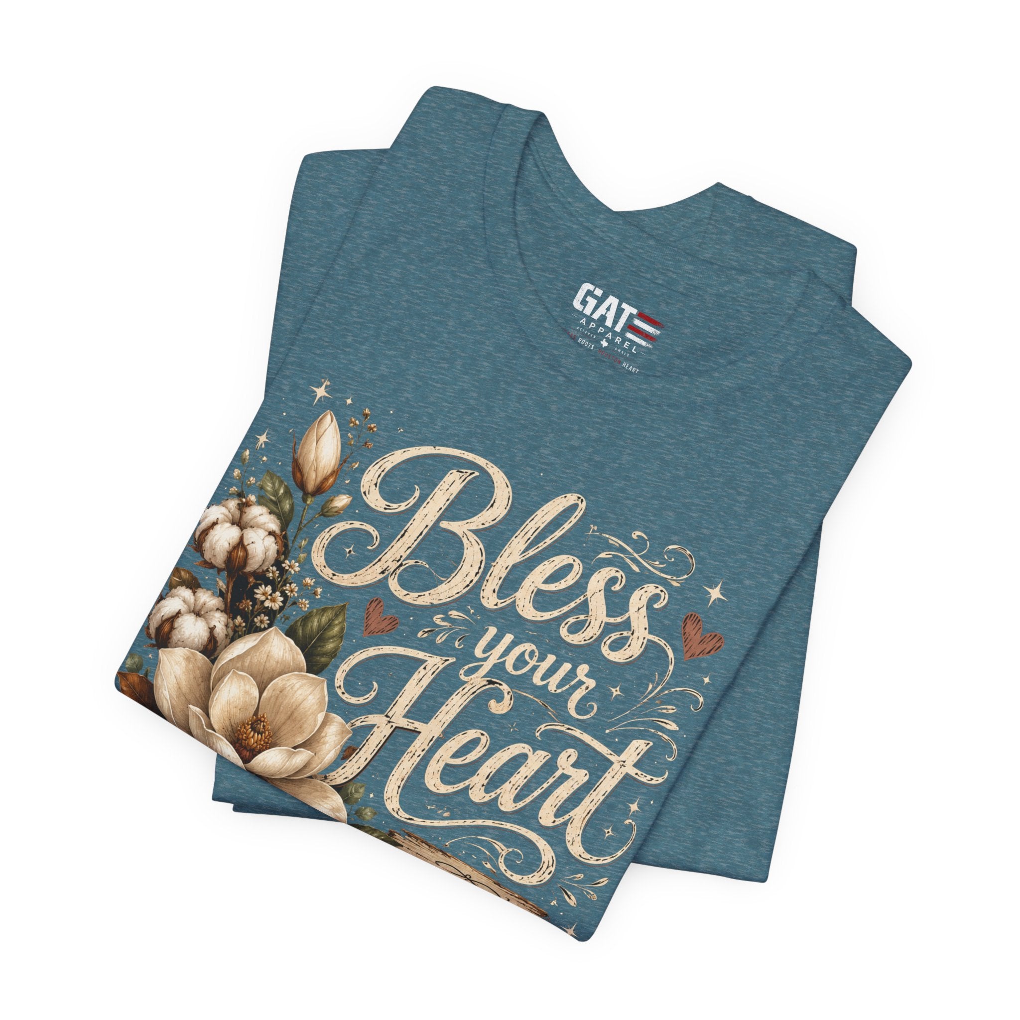 Funny Southern Shirt, Bless Your Heart Tee, Southern Humor Graphic Tee, Magnolia Floral Shirt, Country Girl Gift, Farmhouse Style Tee