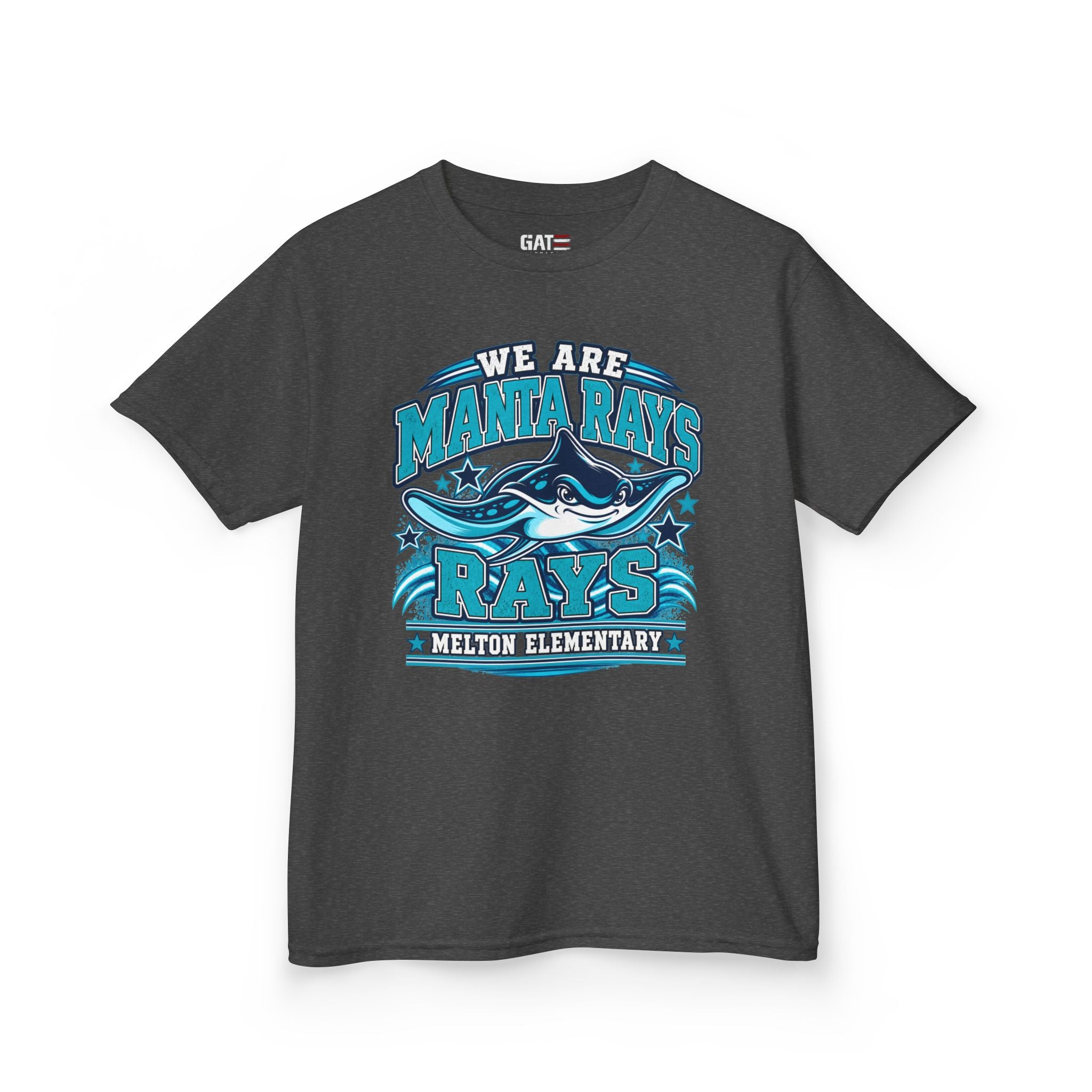 Melton Kids 'We Are Manta Rays' School Spirit T‑Shirt — Melton Elementary