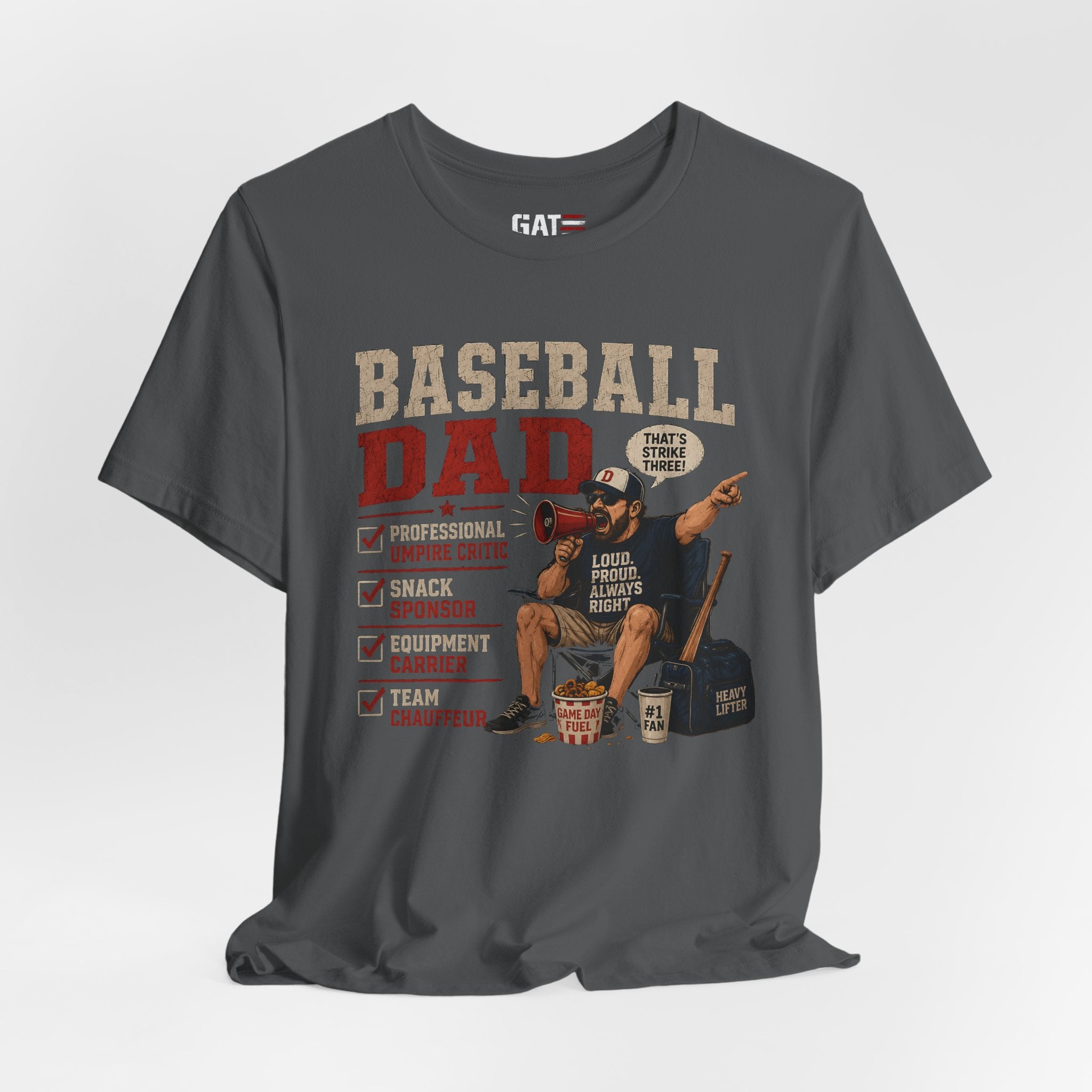 Baseball Dad Shirt, Funny Baseball Dad Gift, Travel Ball Dad Tee, Baseball Parent Shirt, Coach Dad Shirt, Game Day Dad Shirt
