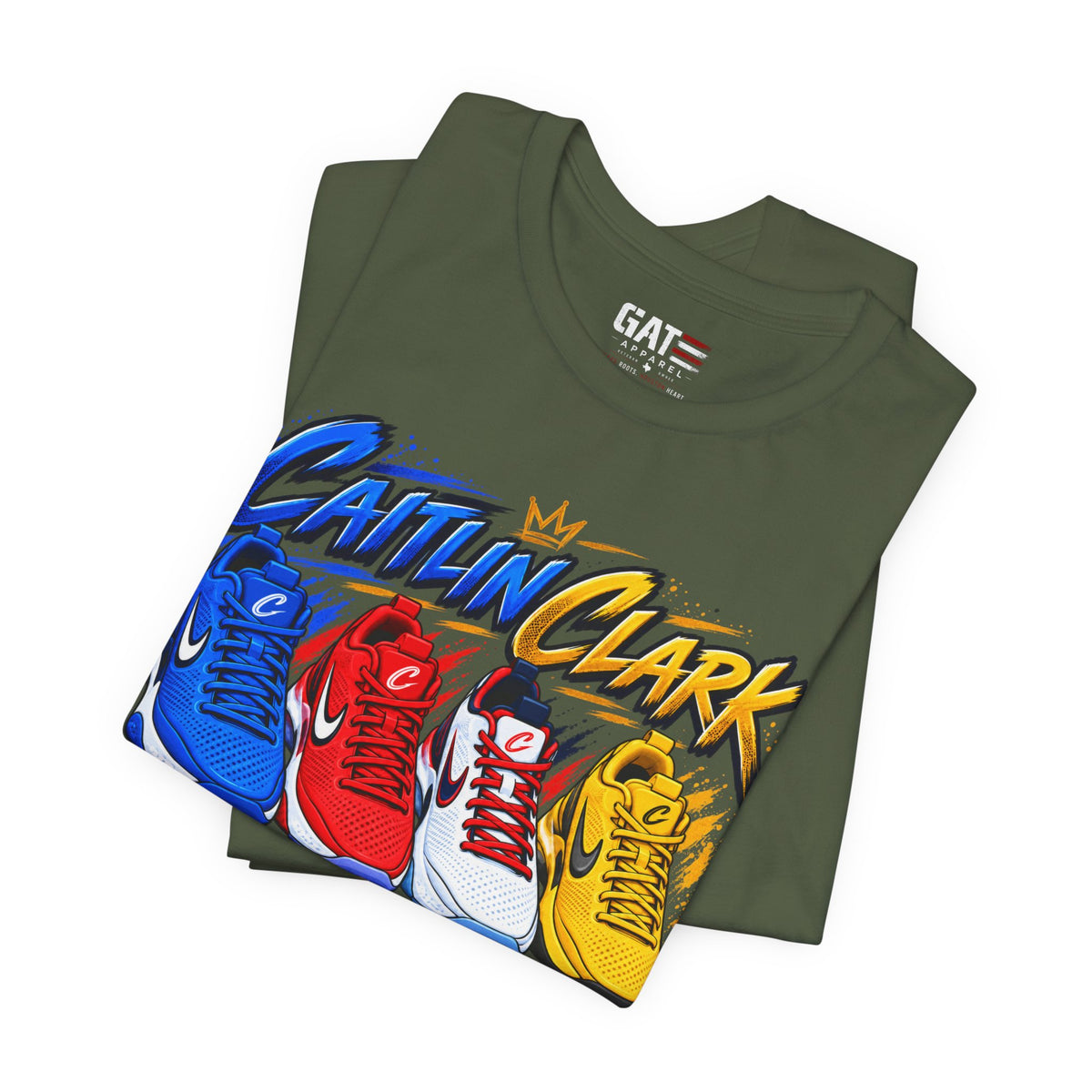 Caitlin Clark Built Different Sneaker Shirt | Indiana Fever Tee