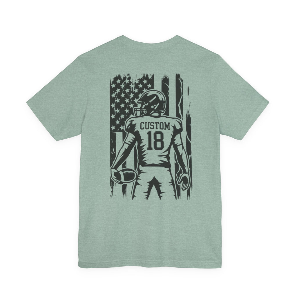 Football Mom Personalized Shirt Custom Player Name Number Player Game Day Tee