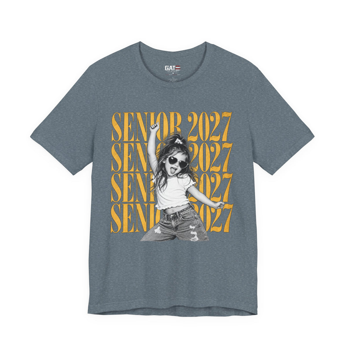 Personalized Senior 2027 Photo Shirt | Graduation Tee