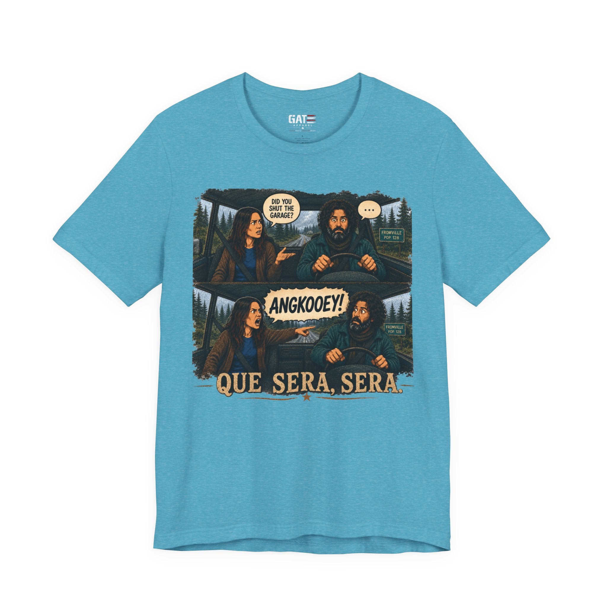 From|FromVille|Angkooey|Funny Horror Comedy Tee| Driving