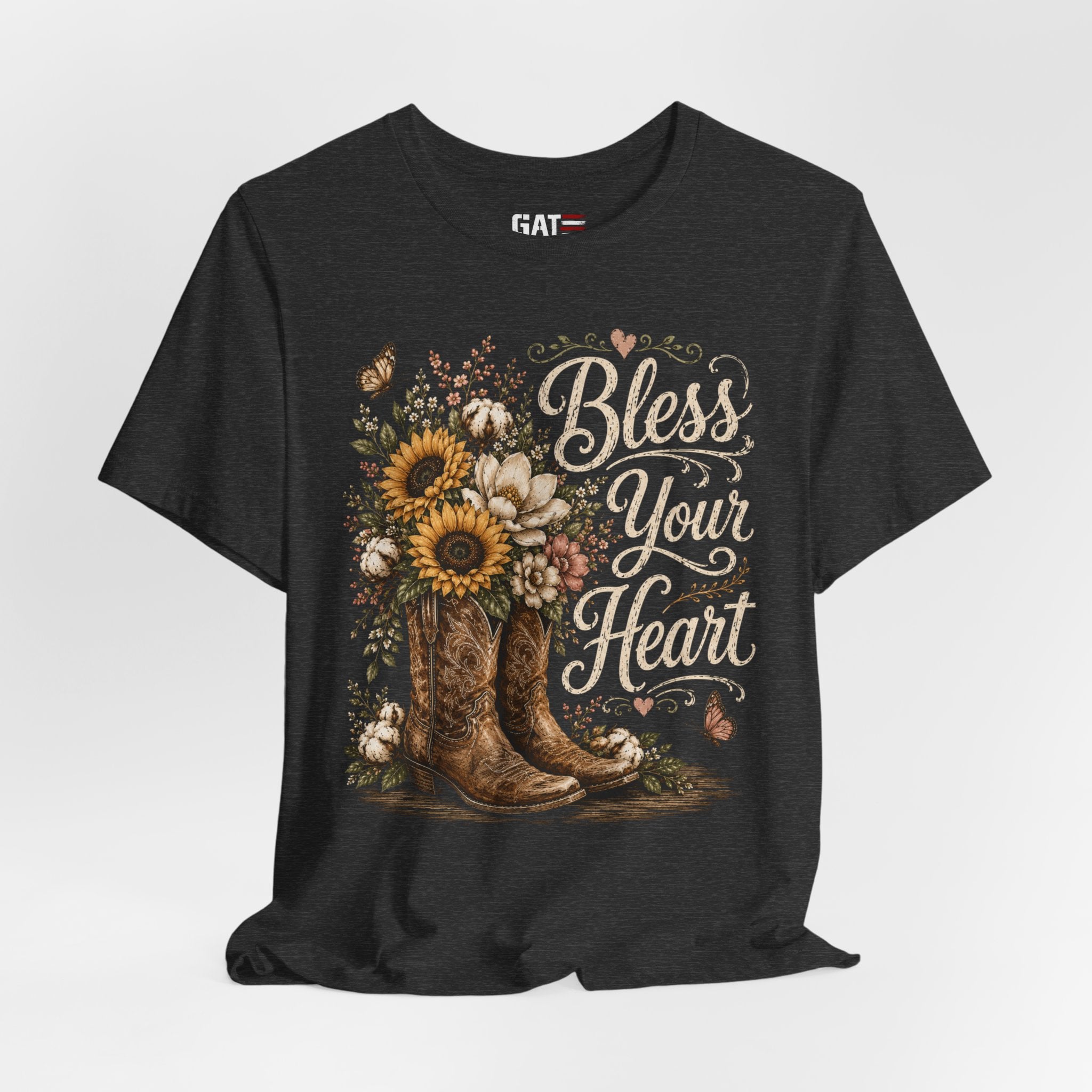 Funny Southern Shirt, Bless Your Heart Tee, Southern Humor Graphic Tee, Magnolia Floral Shirt, Country Girl Gift, Farmhouse Style Tee