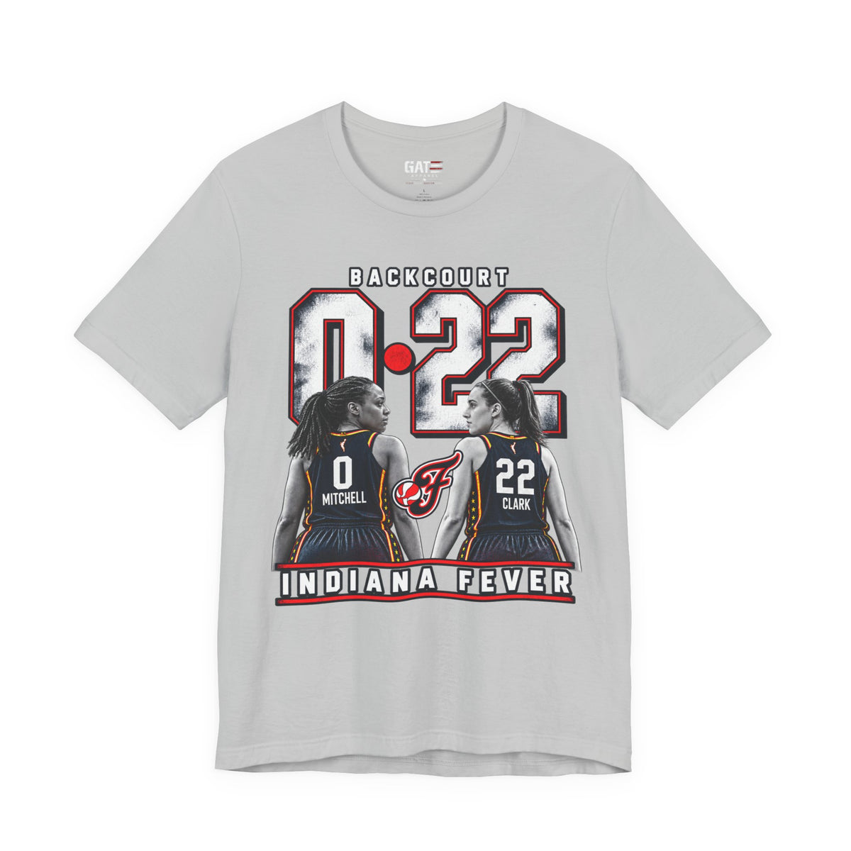 Caitlin Clark & Kelsey Mitchell Backcourt Shirt | Indiana Fever WNBA