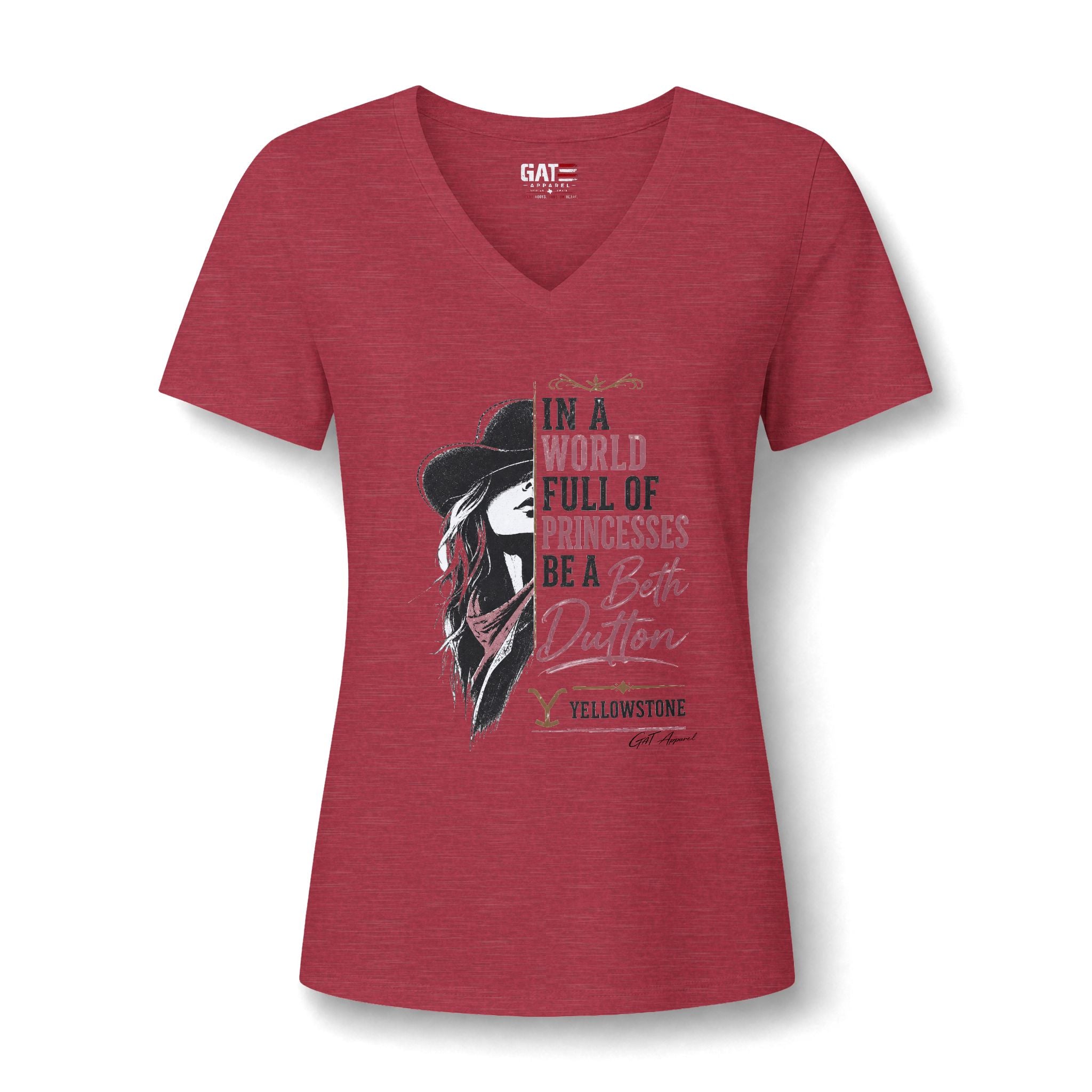 Yellowstone 'Be a Beth Dutton' Women's V-Neck Tee