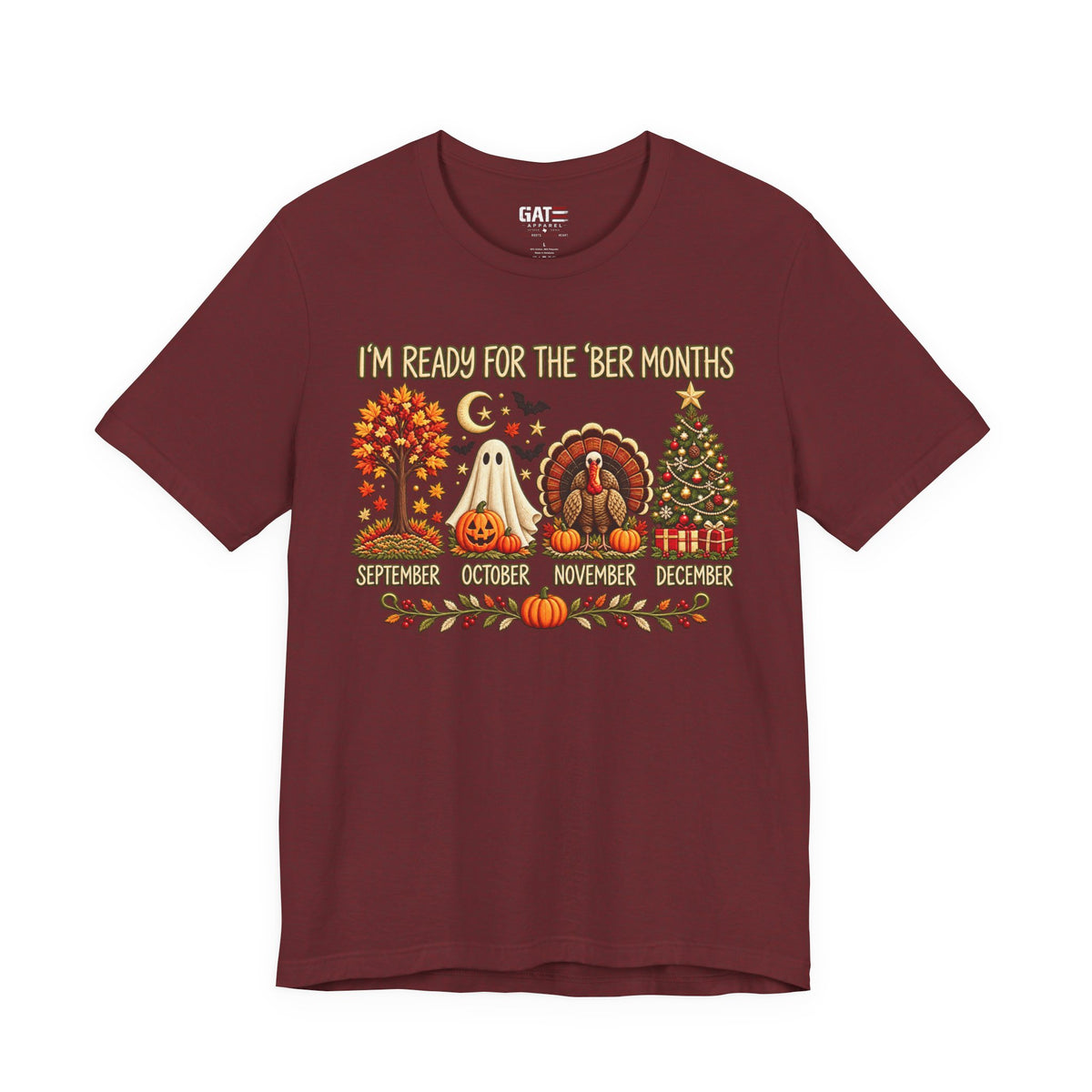 September to December Shirt | Fall Thanksgiving Christmas Tee