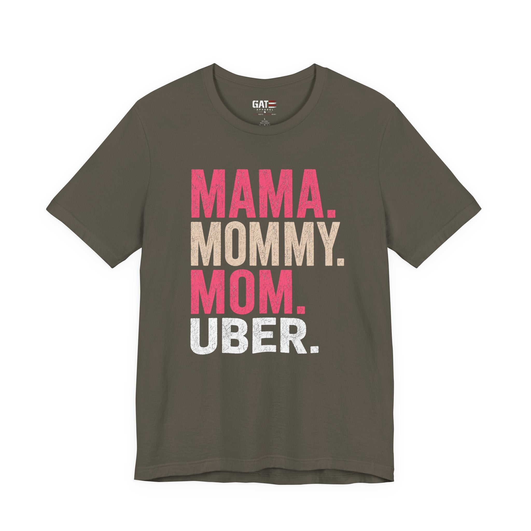 Mama Mommy Mom Uber Shirt, Funny Mom Life Tee, Trendy Mother Graphic T Shirt, Gen Alpha Mom Gift, Cute Mother's Day Shirt