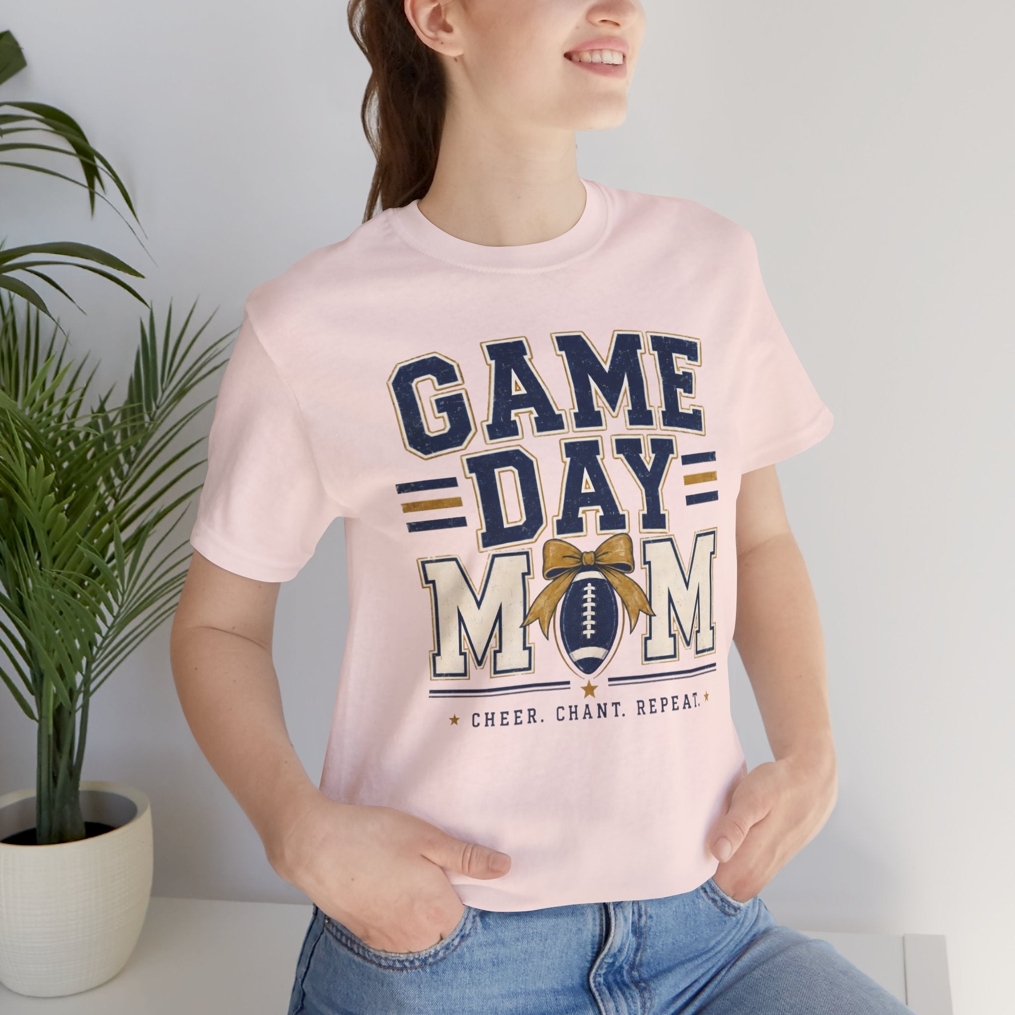 Game Day Mom T-Shirt — Football Cheer & Mom Tee ("Game Day Mom" design)