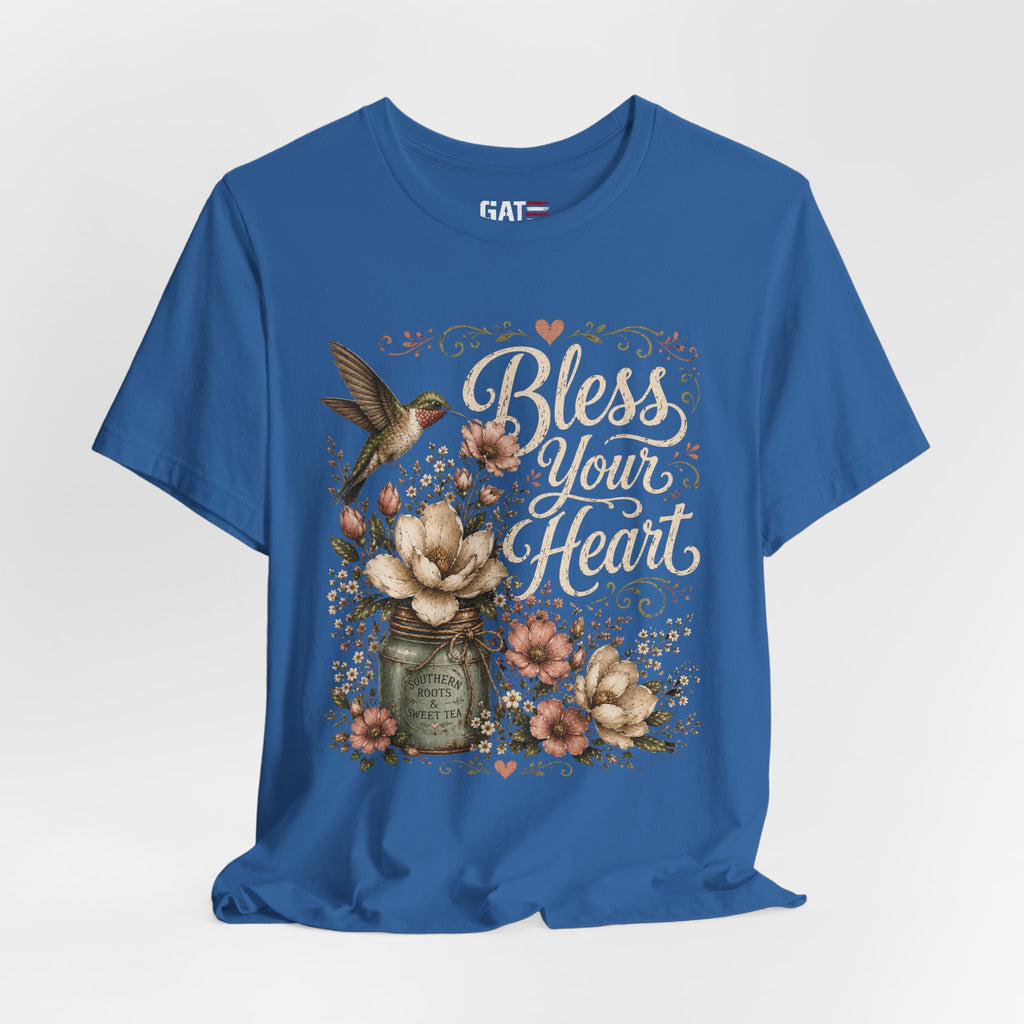 Funny Southern Shirt, Bless Your Heart Tee, Southern Humor Graphic Tee, Magnolia Floral Shirt, Country Girl Gift, Farmhouse Style Tee